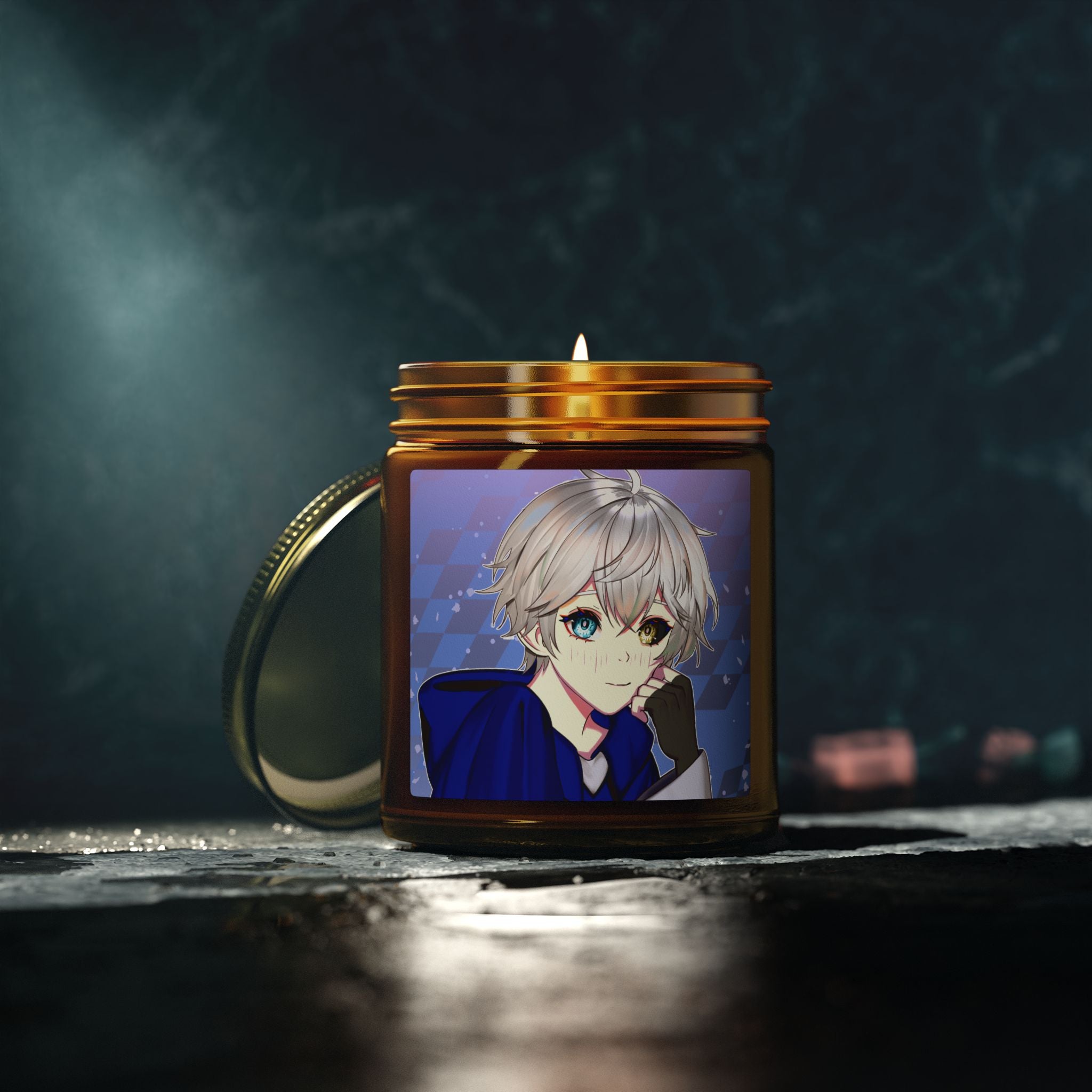 Azure “Staring” Scented Candle