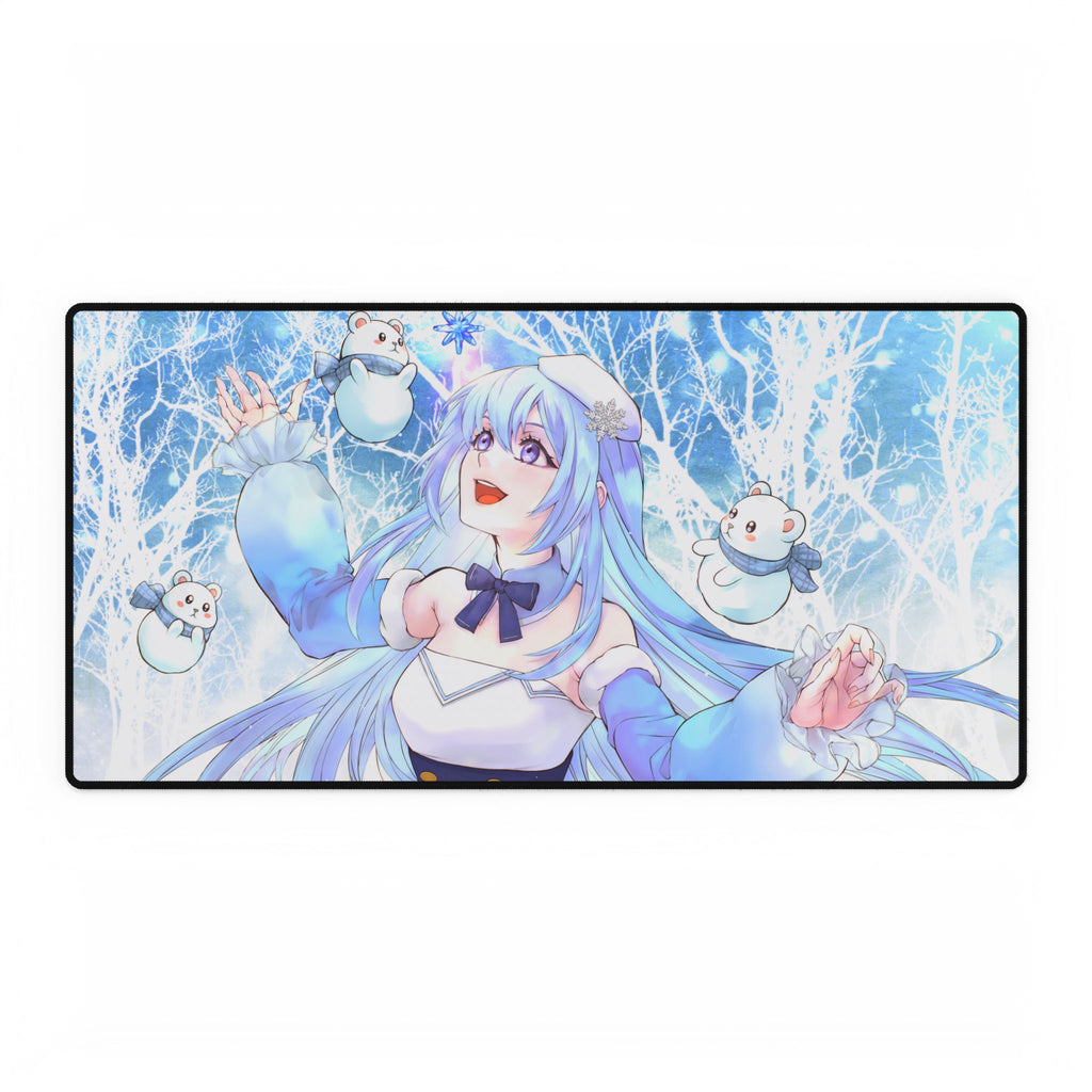 SnowyBlueBell "Winter Blessing" XL Plus Deskmat