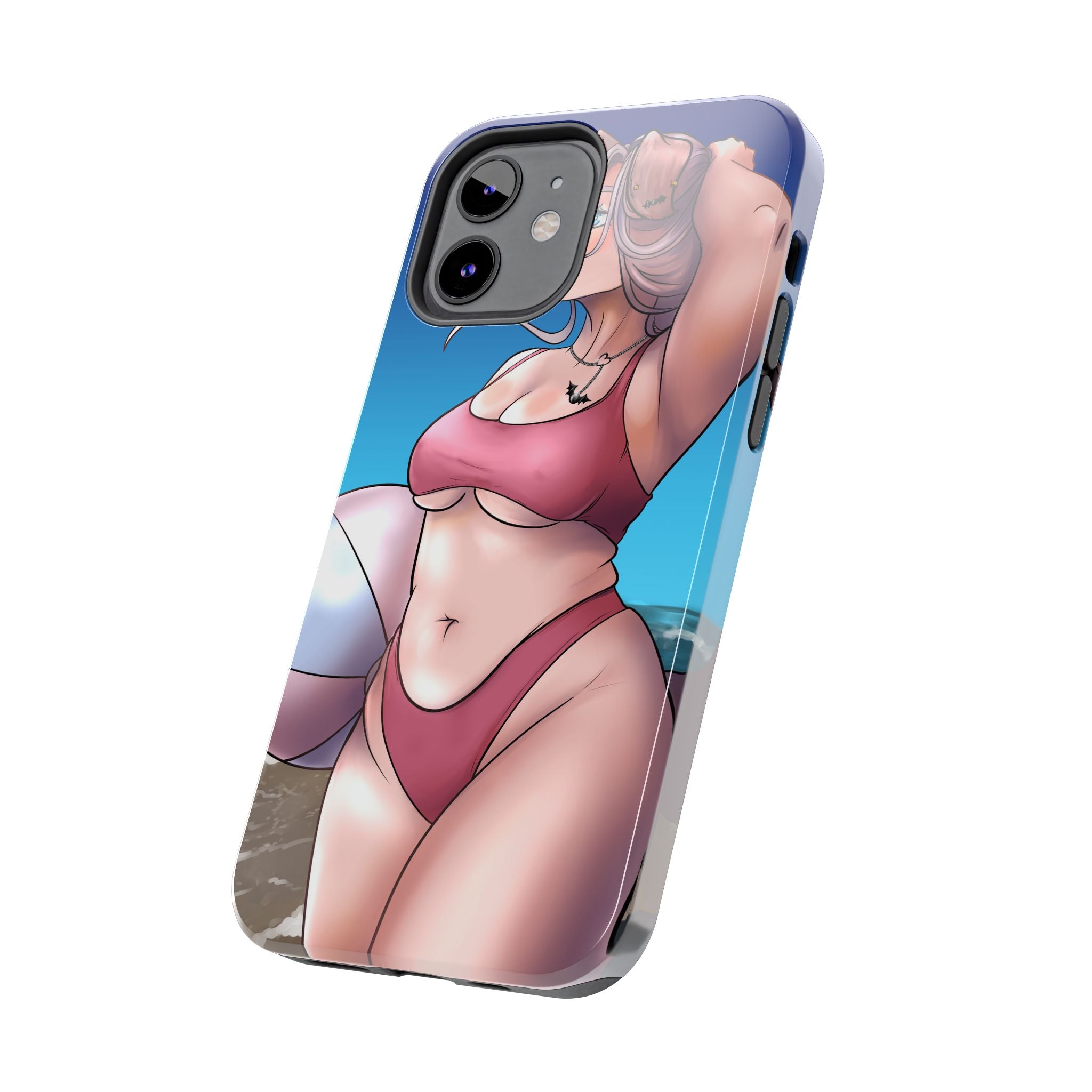 Luna Rainn "Beach Pup" Tough Phone Case