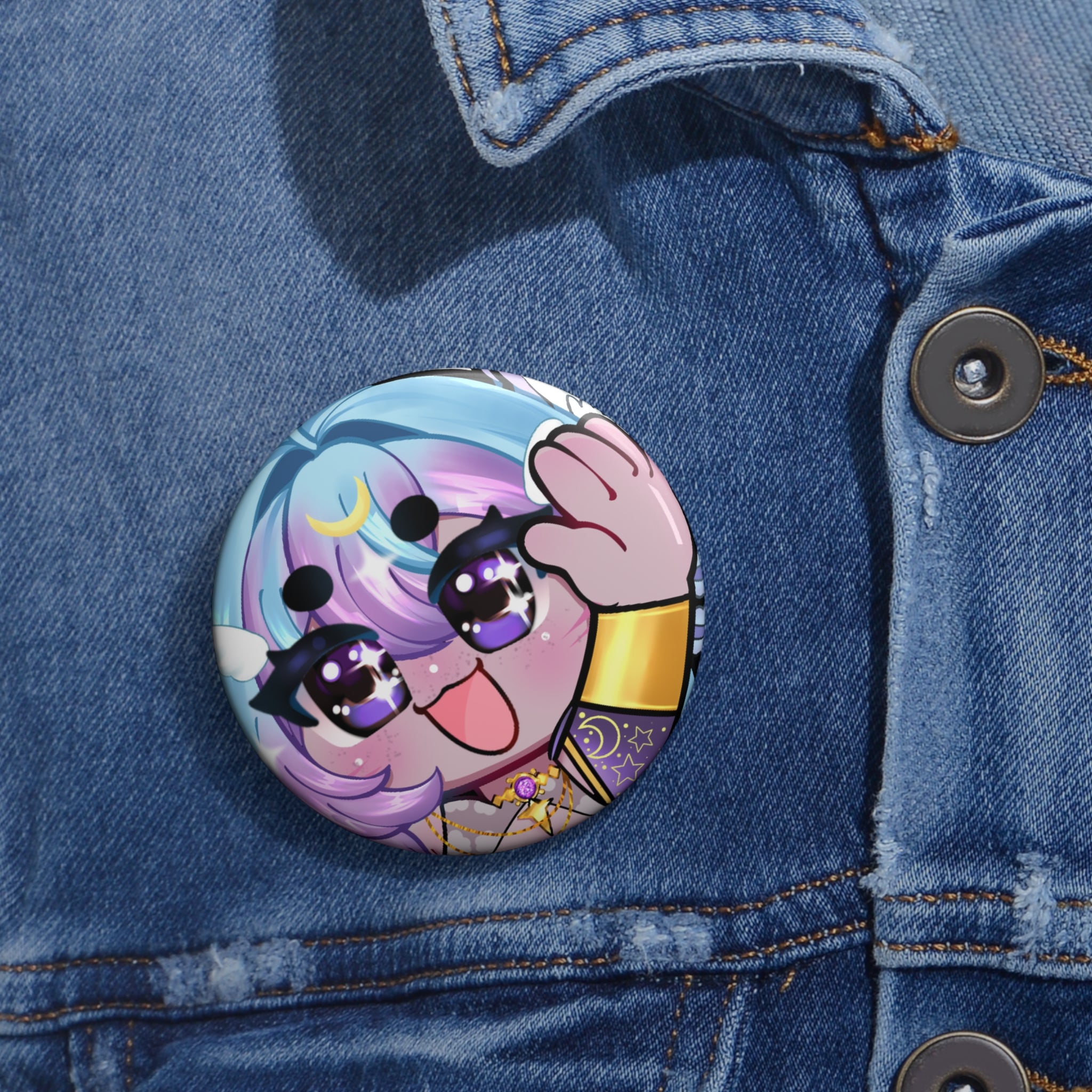 echosofferra "Wave" Pin Button