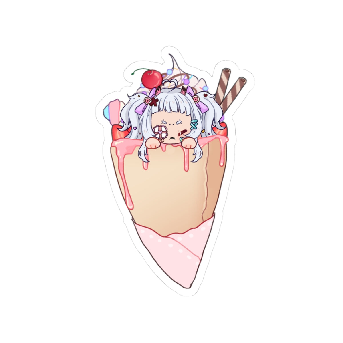 pattycakeez "Lil Crepe" Sticker