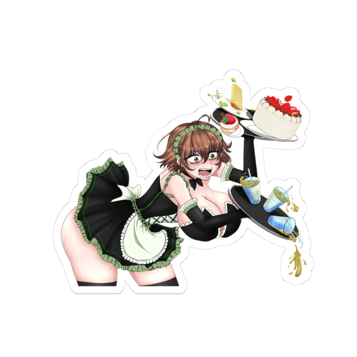 CloverLeDuck "Clumsy Maid" Sticker