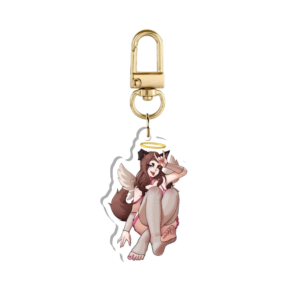 kittentay "Rock Out" Keychain