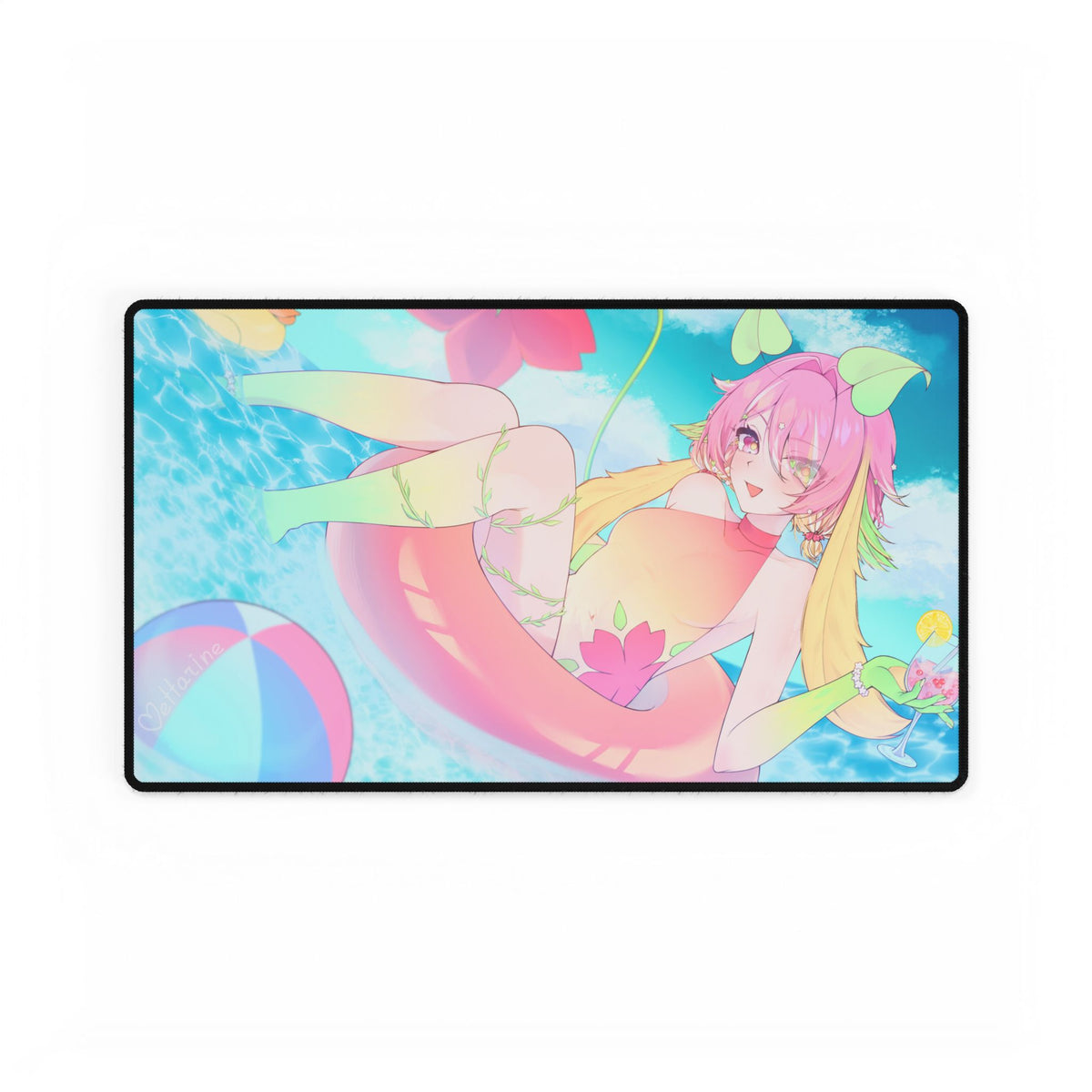 NekochiKohaku "Summer Floating" Deskmat