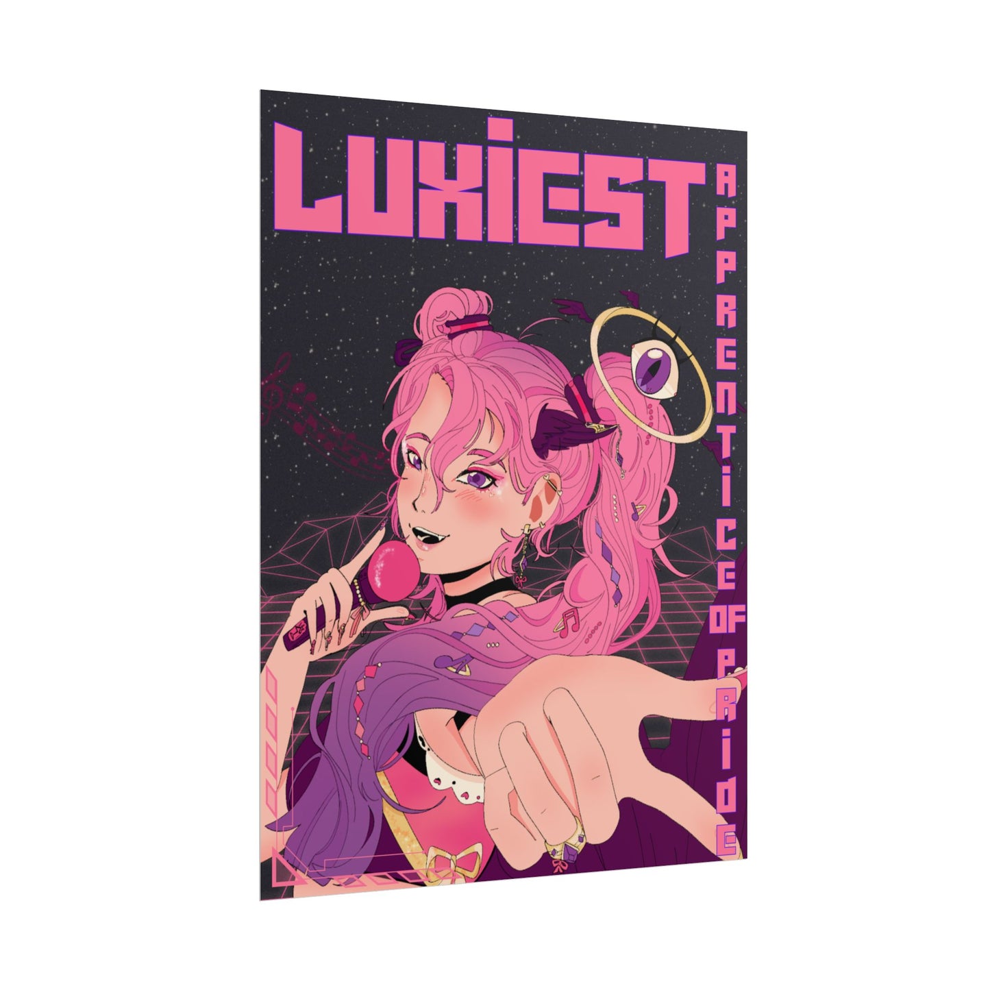 Luxiest "Cyber Idol" Poster