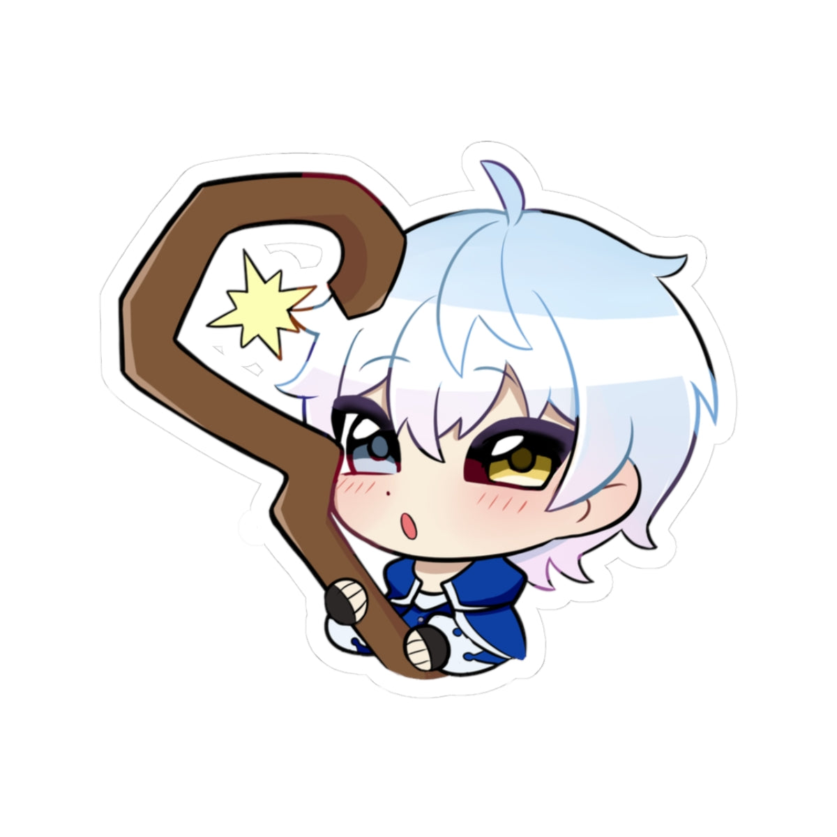 Azure Chibi Sticker