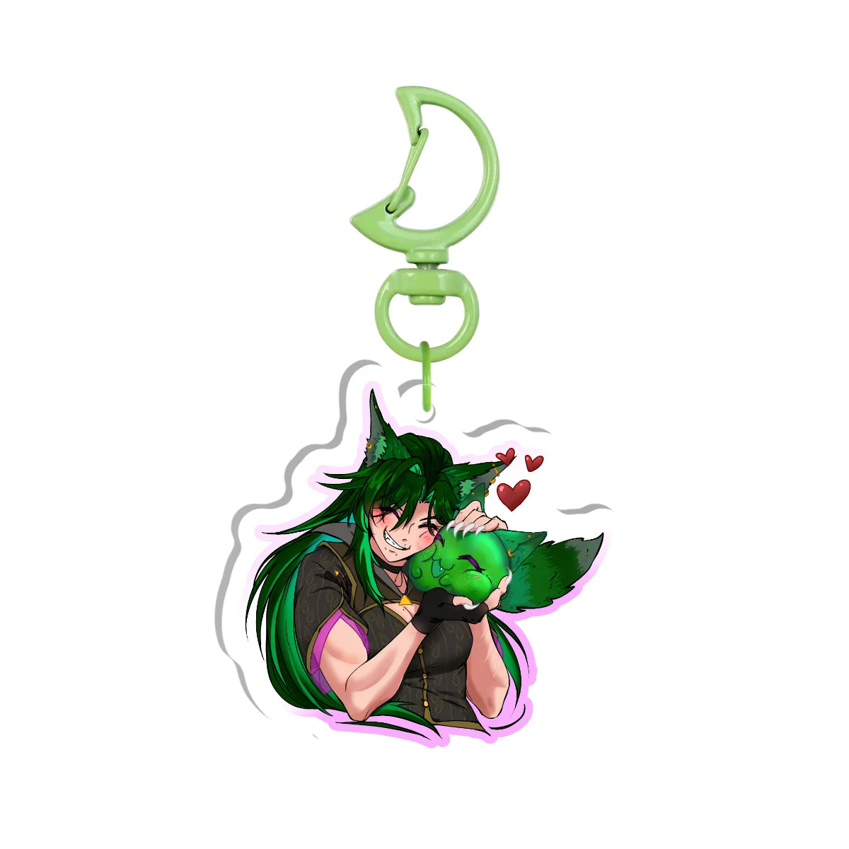 Eva Artblock "Cuddles" Keychain