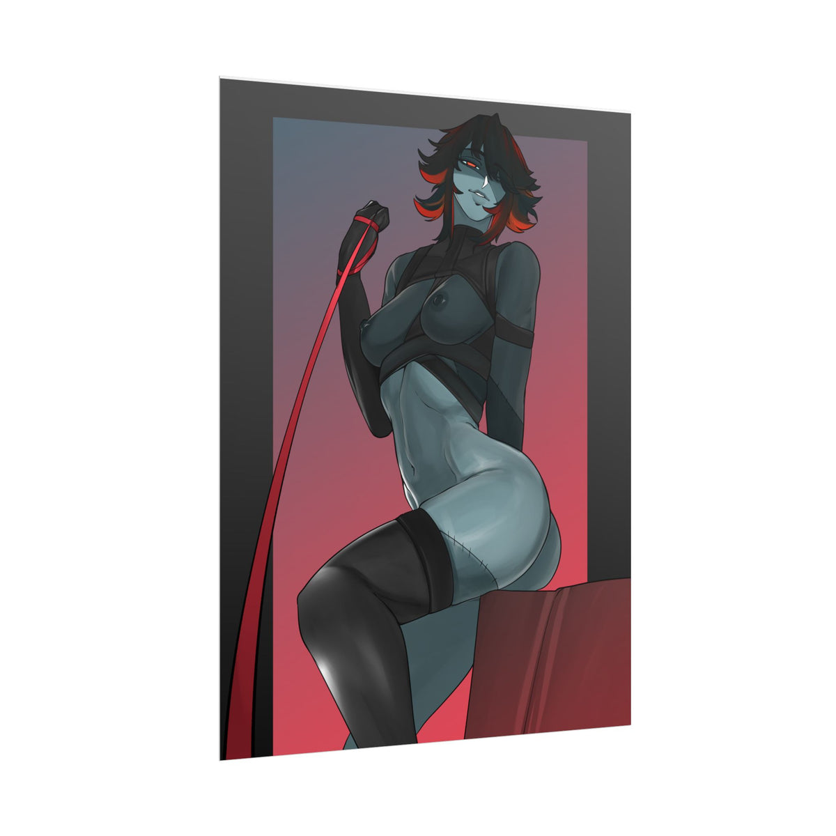 NonbiteyZombie "Tight Leash" Poster - KatDragonz