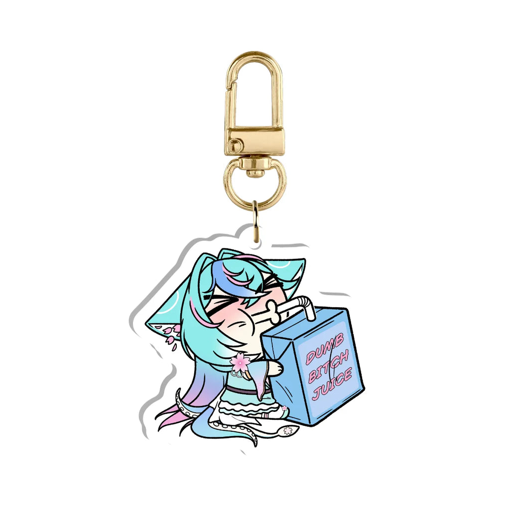 EggieWeggie "Sip with Text" Keychain