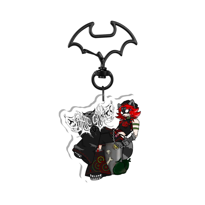 Gothic Gumi "Lean Back" Keychain