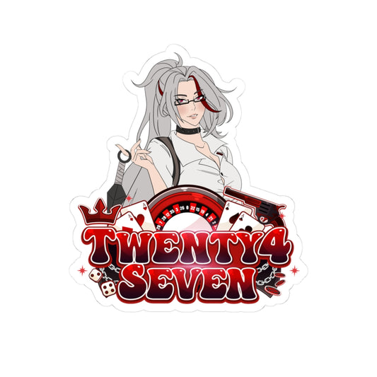 Kaeru Chibiana Logo Sticker