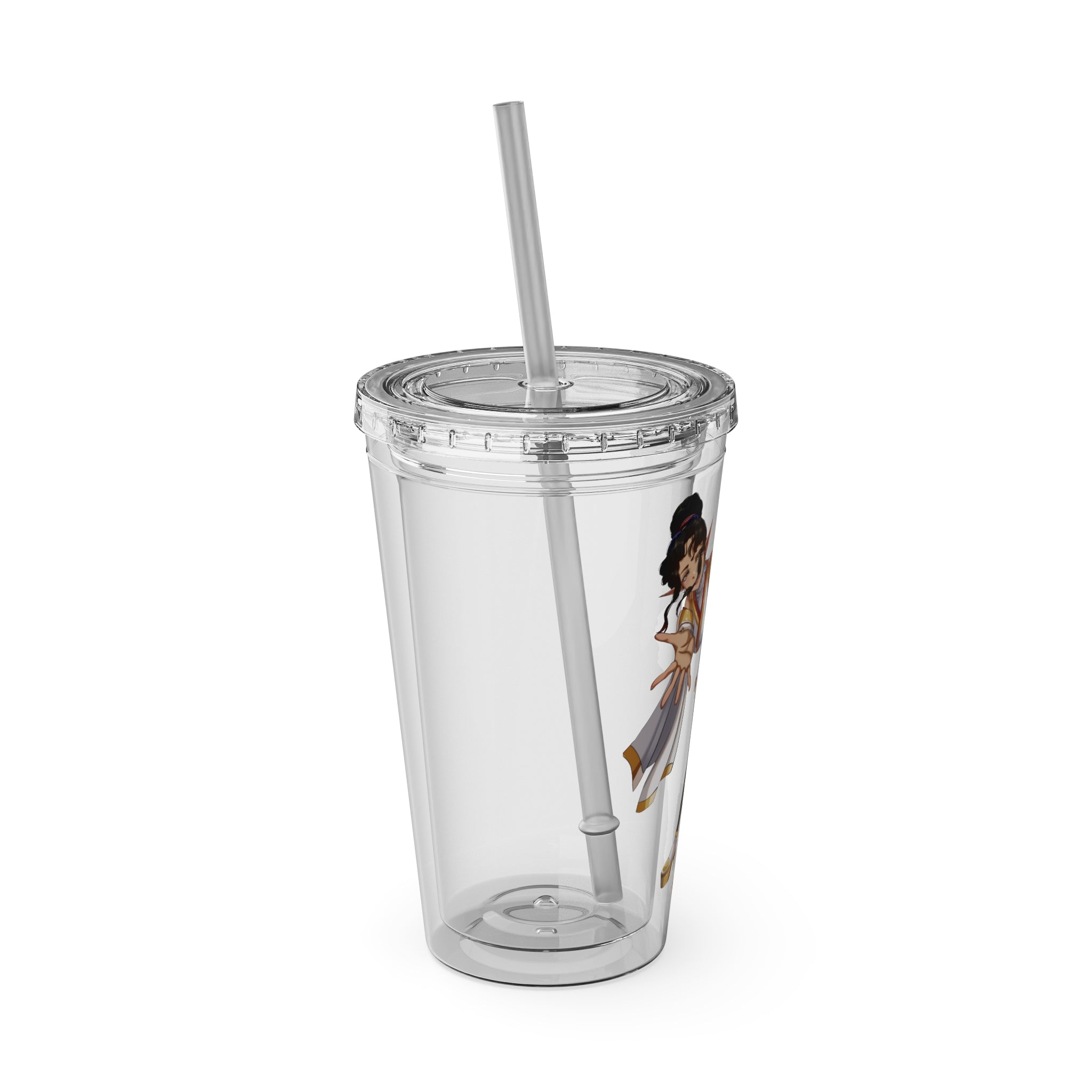 LadyKnightLynx "Reaching Out" Acrylic Tumbler