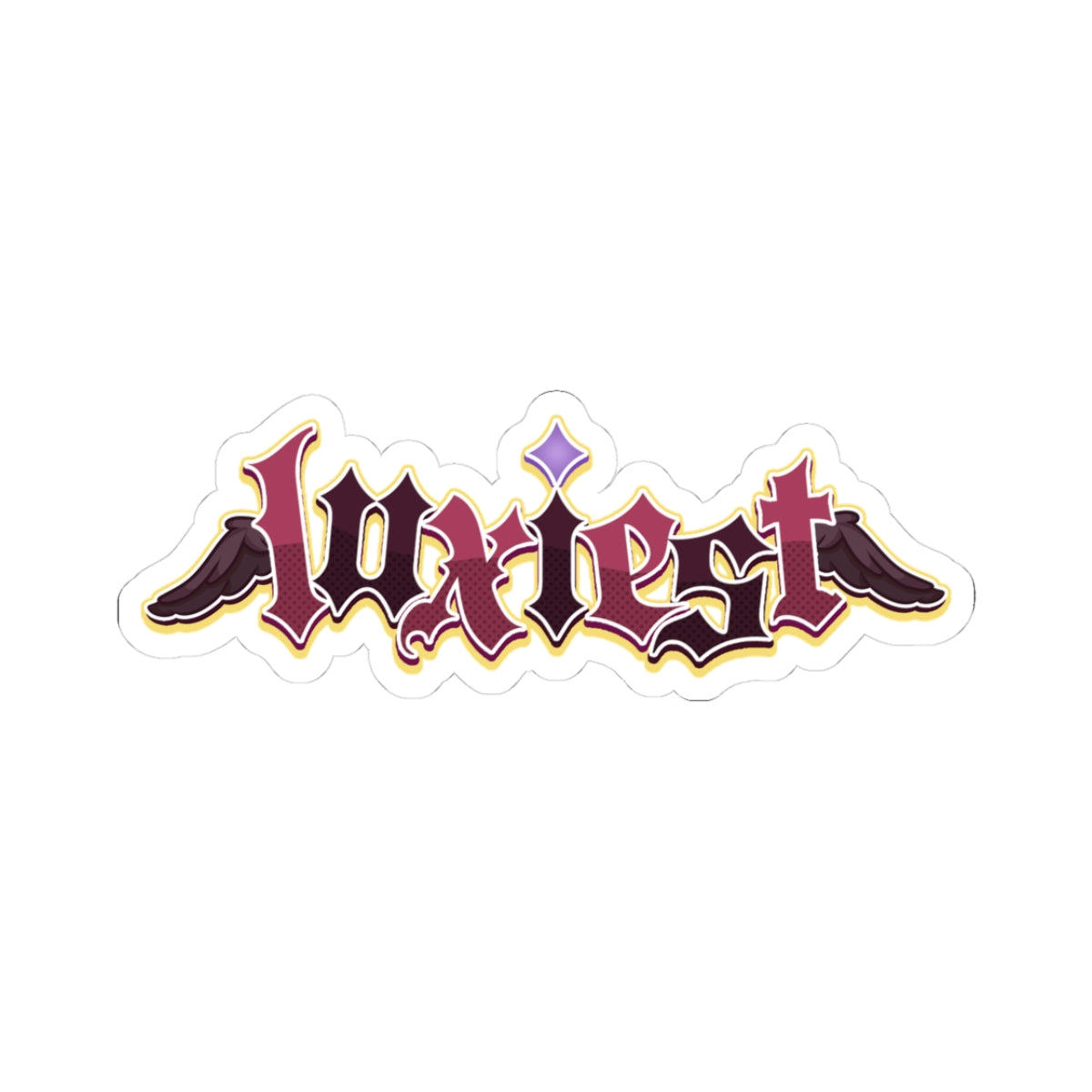 Luxiest Logo Sticker