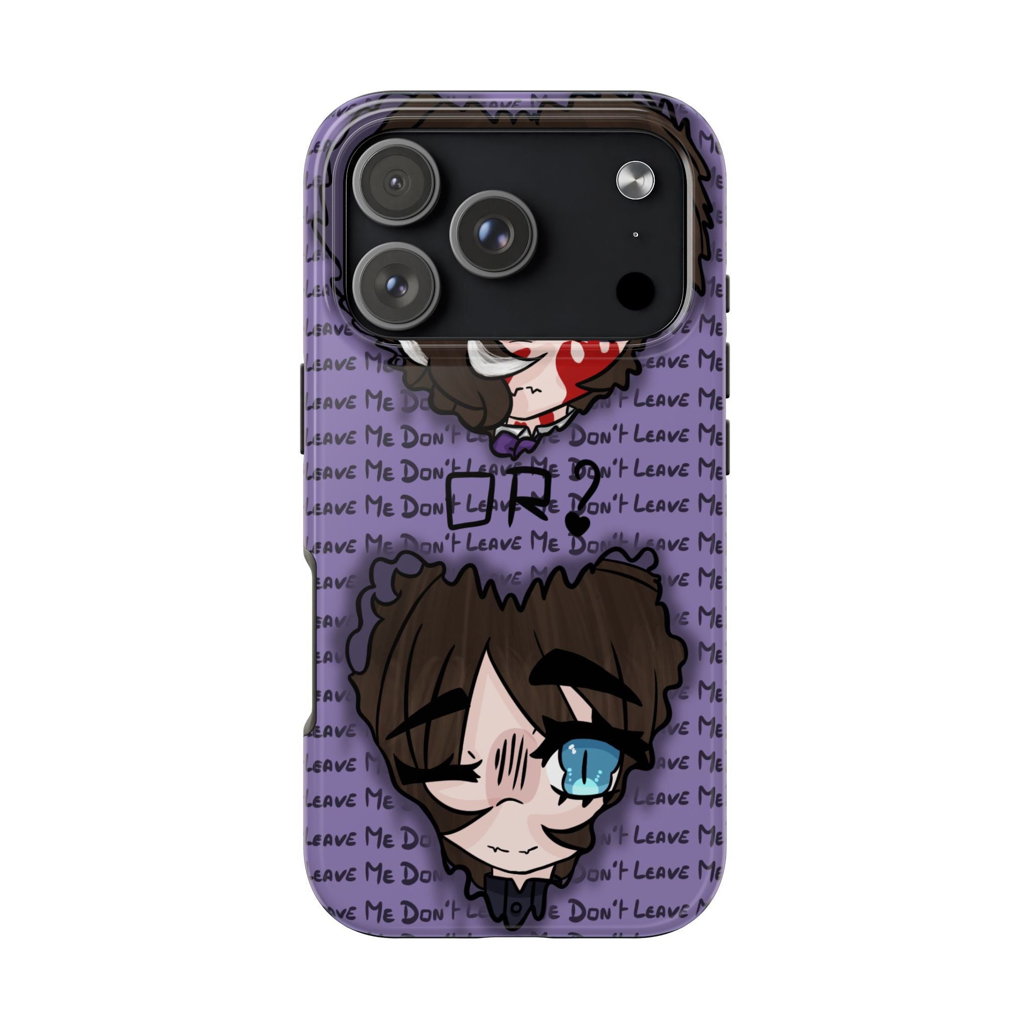 Renée Lysobore "Me or Them" Phone Case