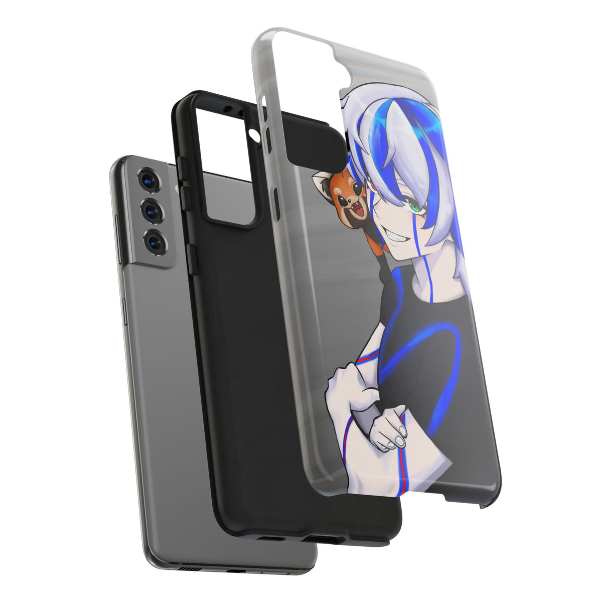 Ray Xash "Red Panda Companion" Phone Case