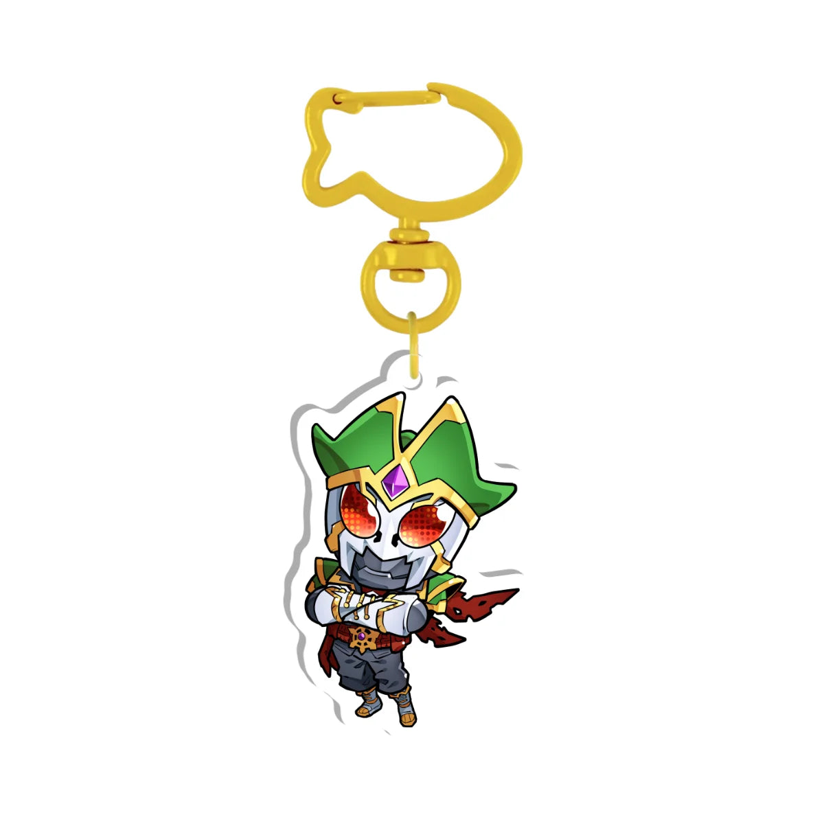 Masked Pirate Geist "Proud Pose" Keychain