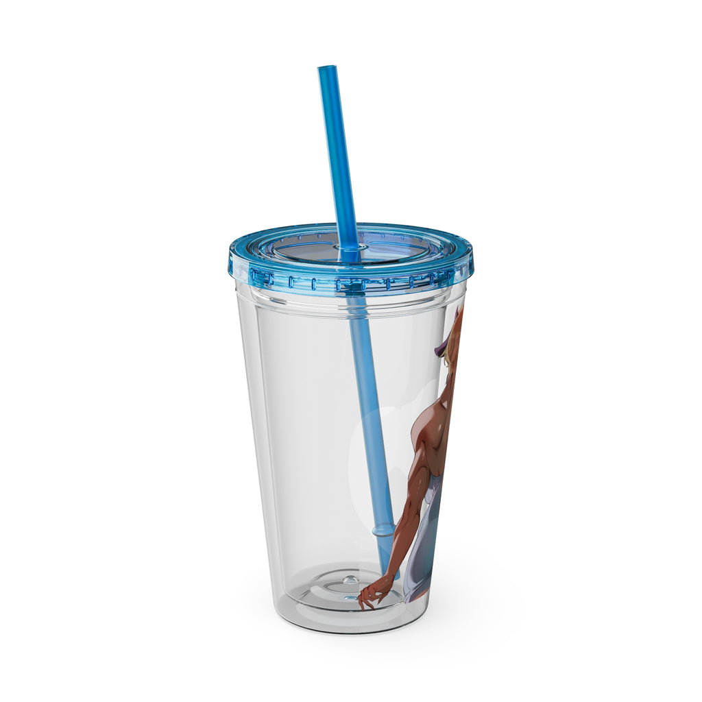 KeytheMoo "Talk to the Tail" Acrylic Tumbler