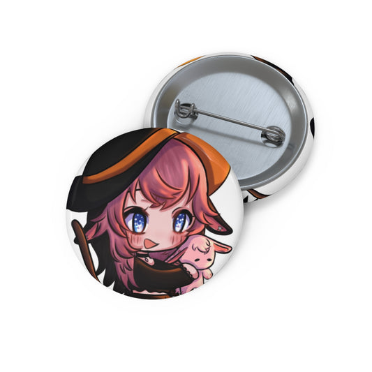 Limited Solace Plum Halloween Button