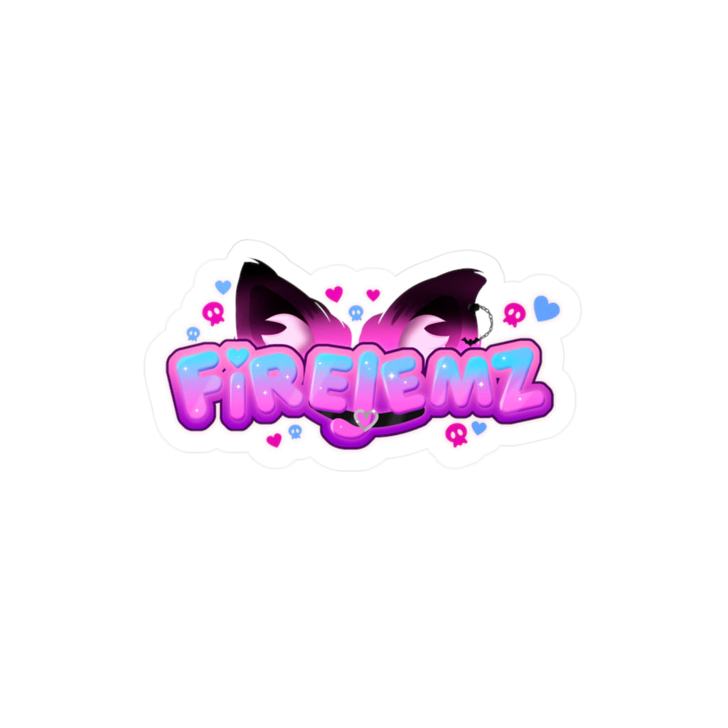 Firejemz "Logo" Waterproof Decal
