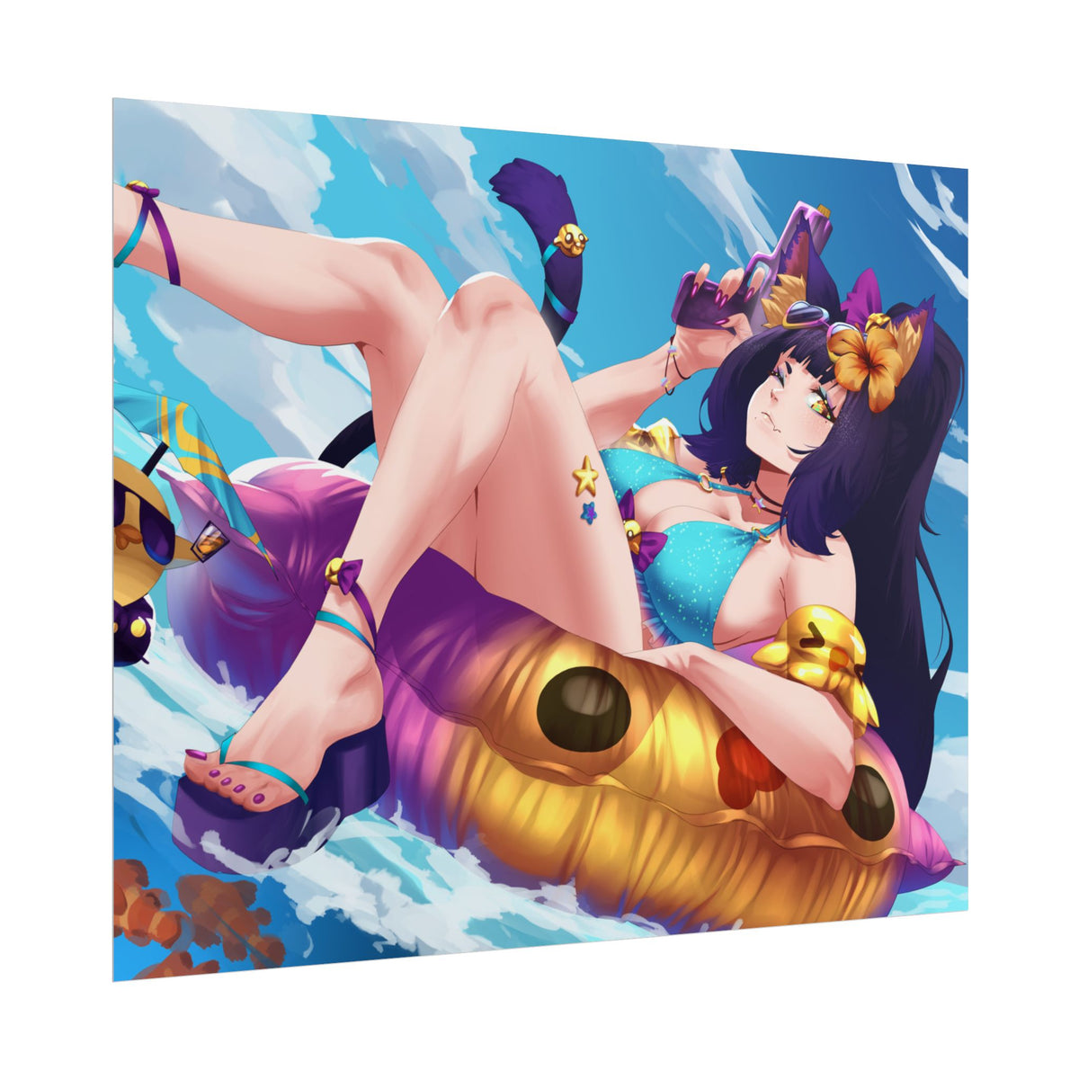 PochitaVT "Summer Time Floating" Poster