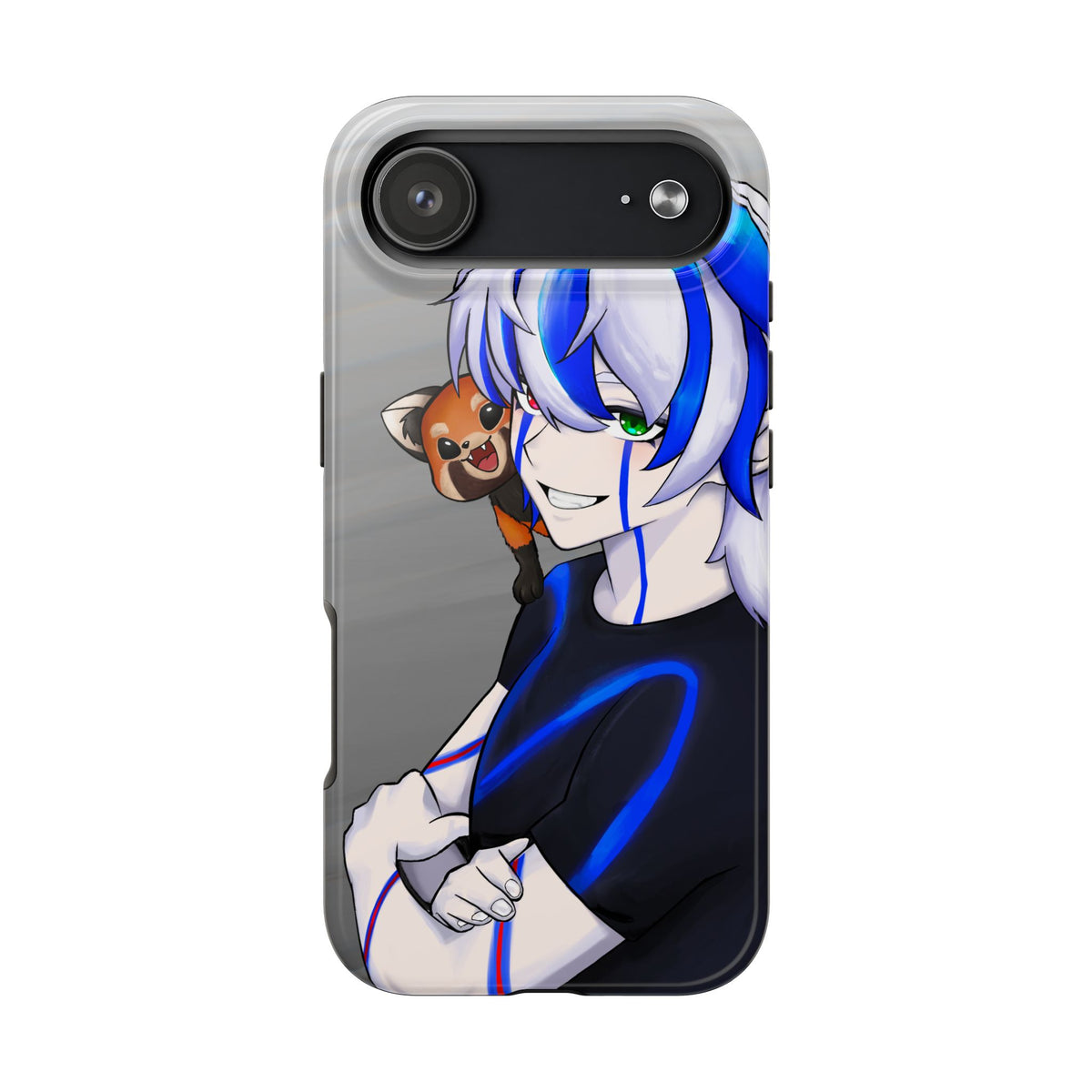 Ray Xash "Red Panda Companion" Phone Case