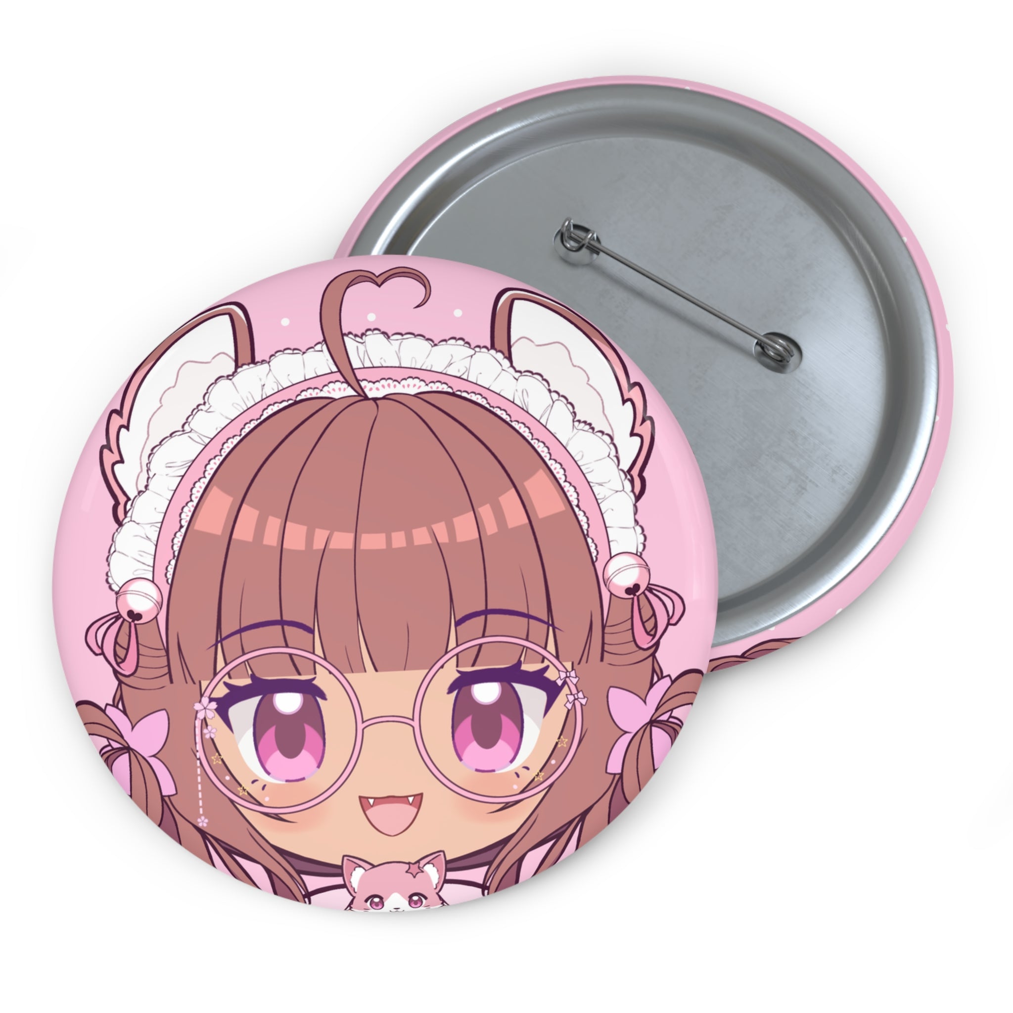 Momoka "Chibi" Button Pin