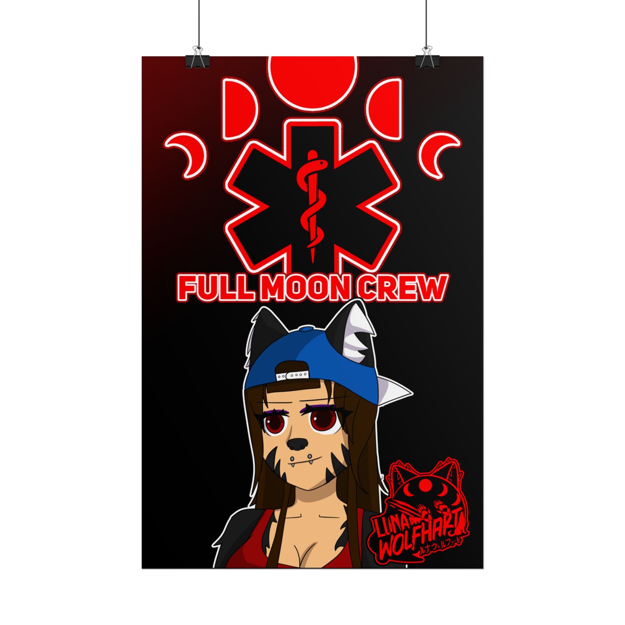 LunarLycanthrope "Full Moon Crew" Poster