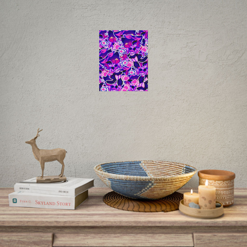 Vibrant Vixie Poster