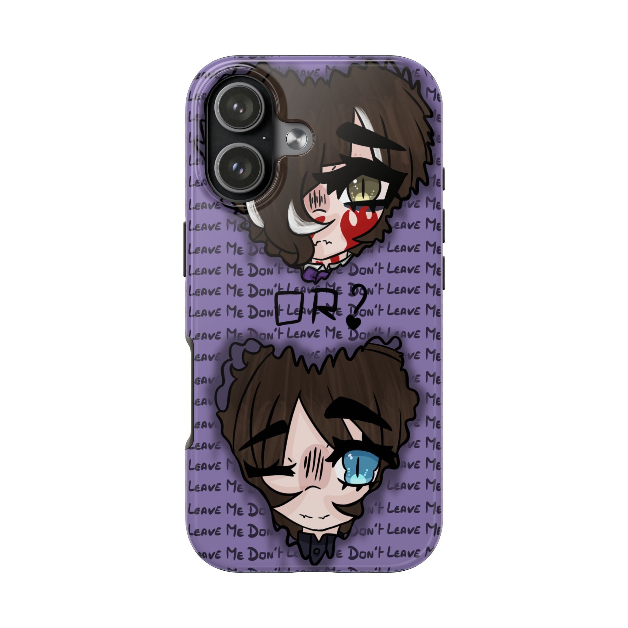 Renée Lysobore "Me or Them" Phone Case