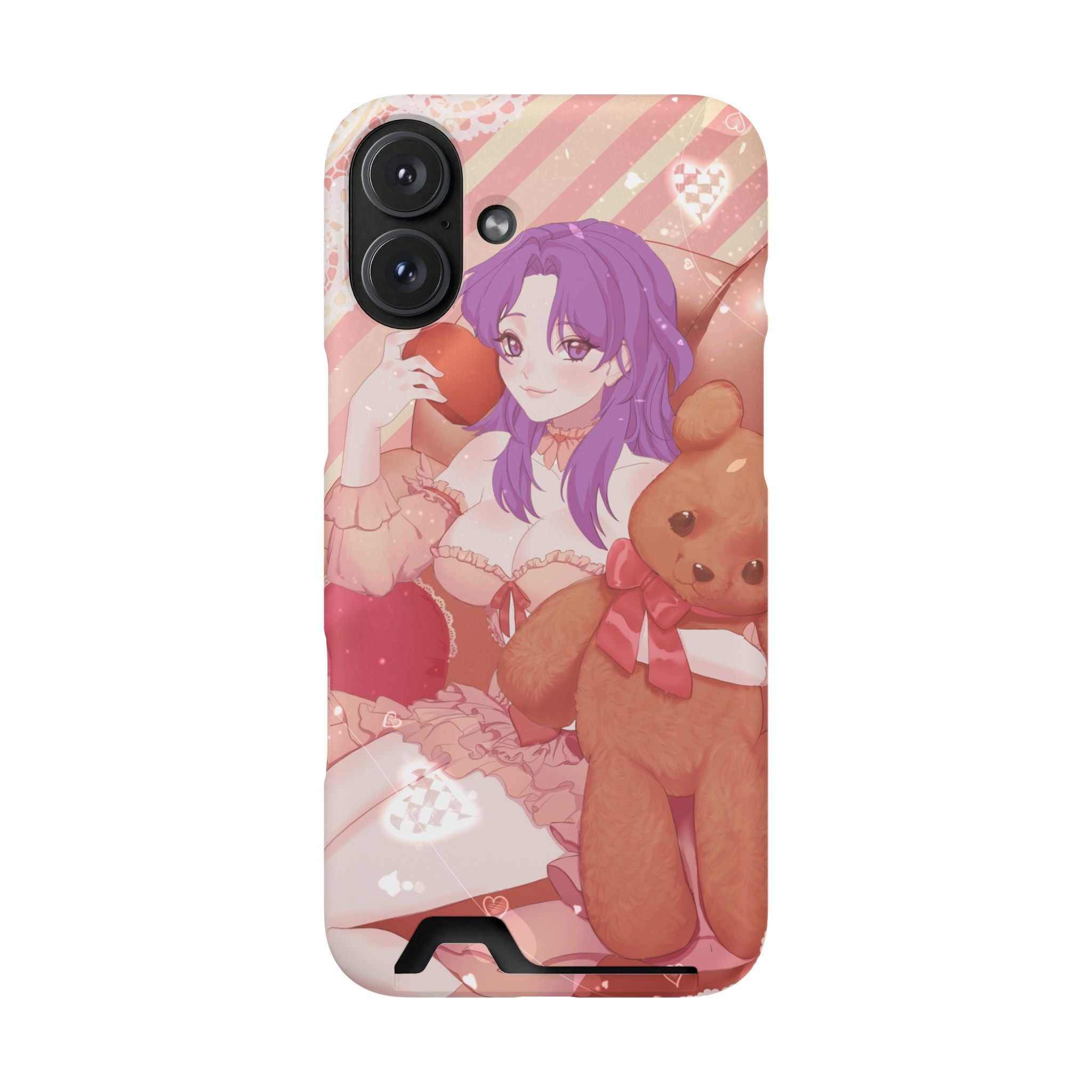 Angelica Phone Case With Card Holder