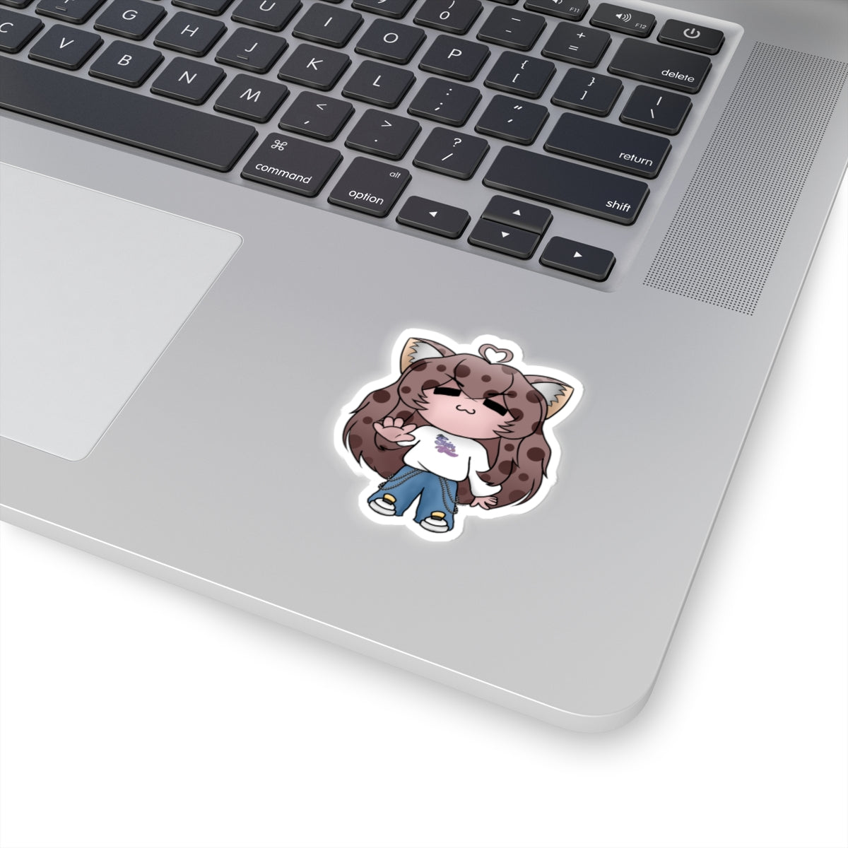 Stripy Luna "Talk To The Hand" Sticker