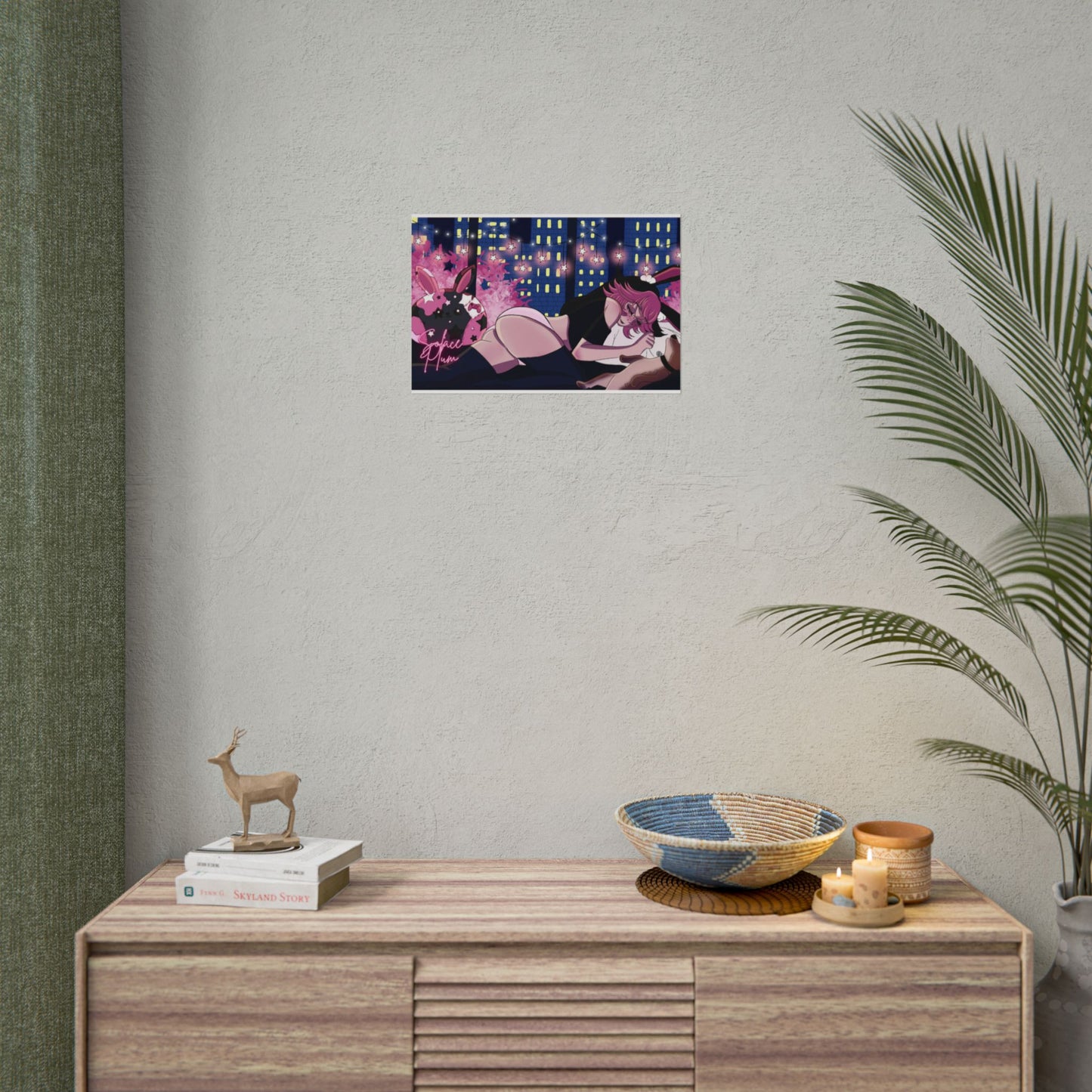 Solace Plum Sleeping Poster