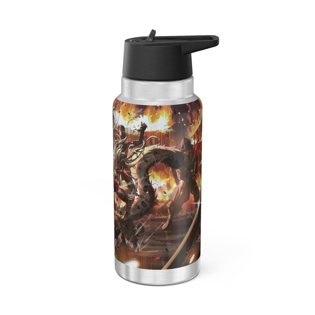 yukurivt "Fighting Village" Metal Tumbler - KatDragonz
