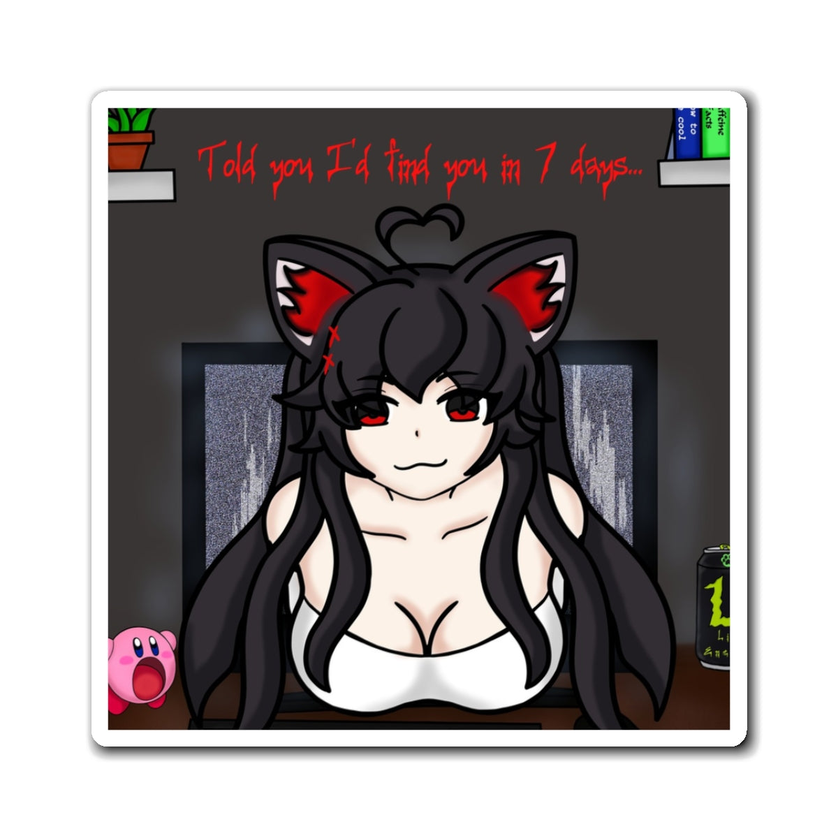 Ghost Girl Liz Magnet