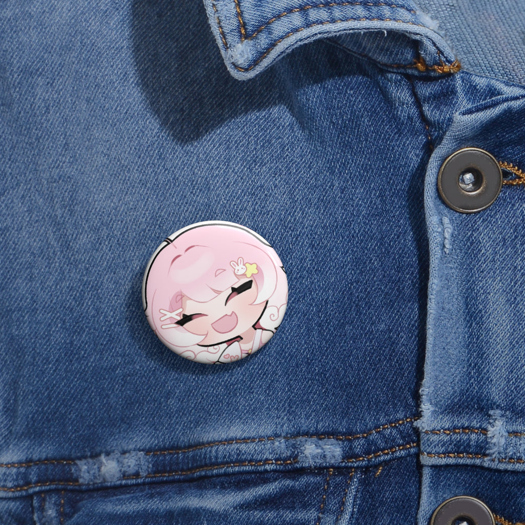 NyoomiePiyu Happy Button Pin