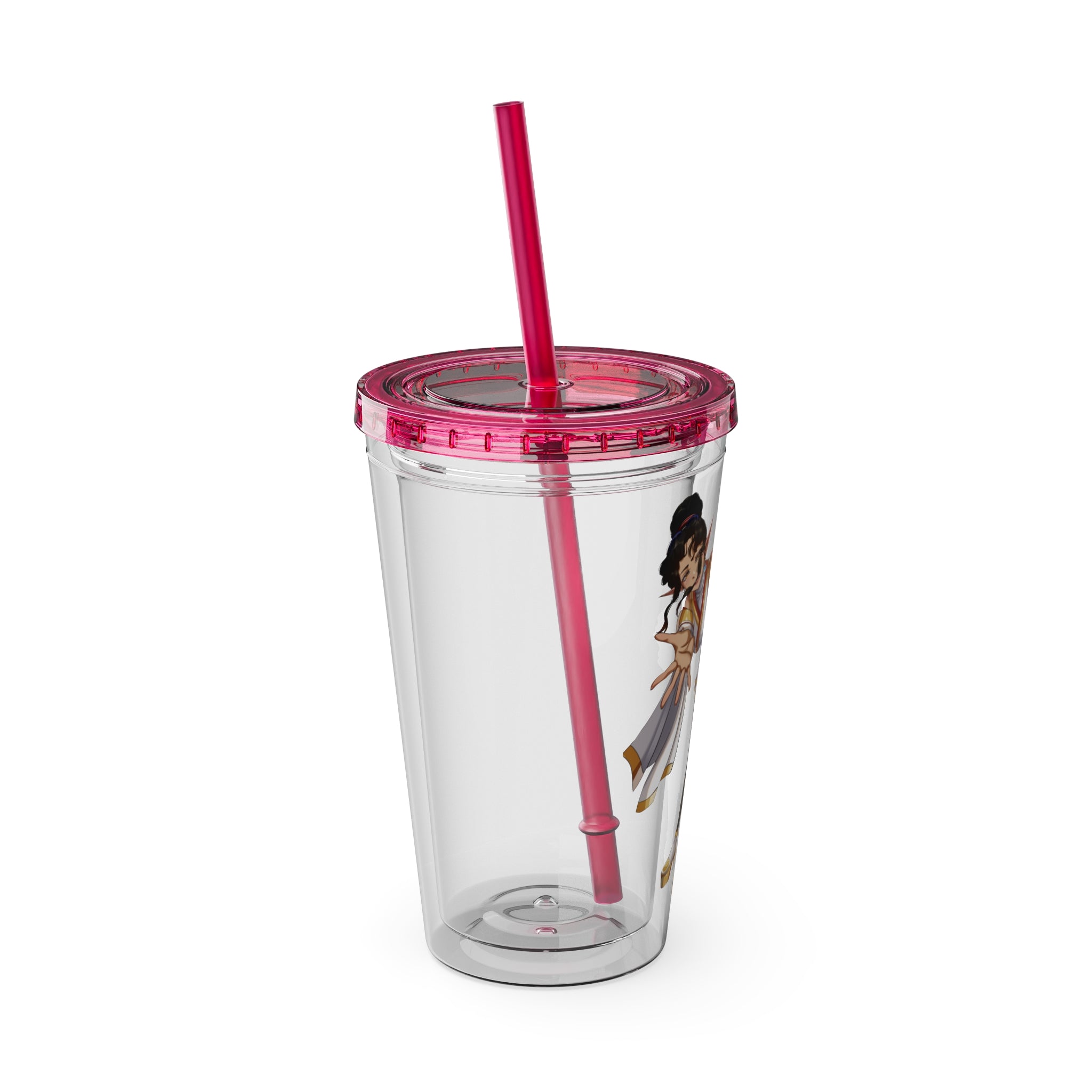 LadyKnightLynx "Reaching Out" Acrylic Tumbler