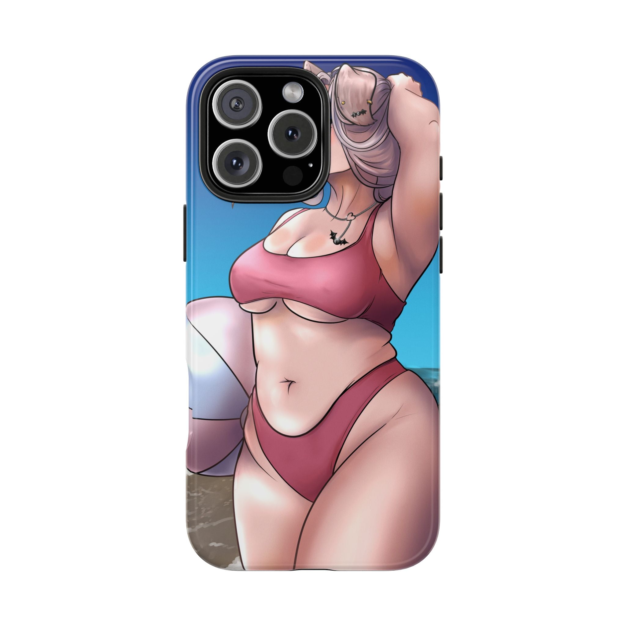 Luna Rainn "Beach Pup" Tough Phone Case