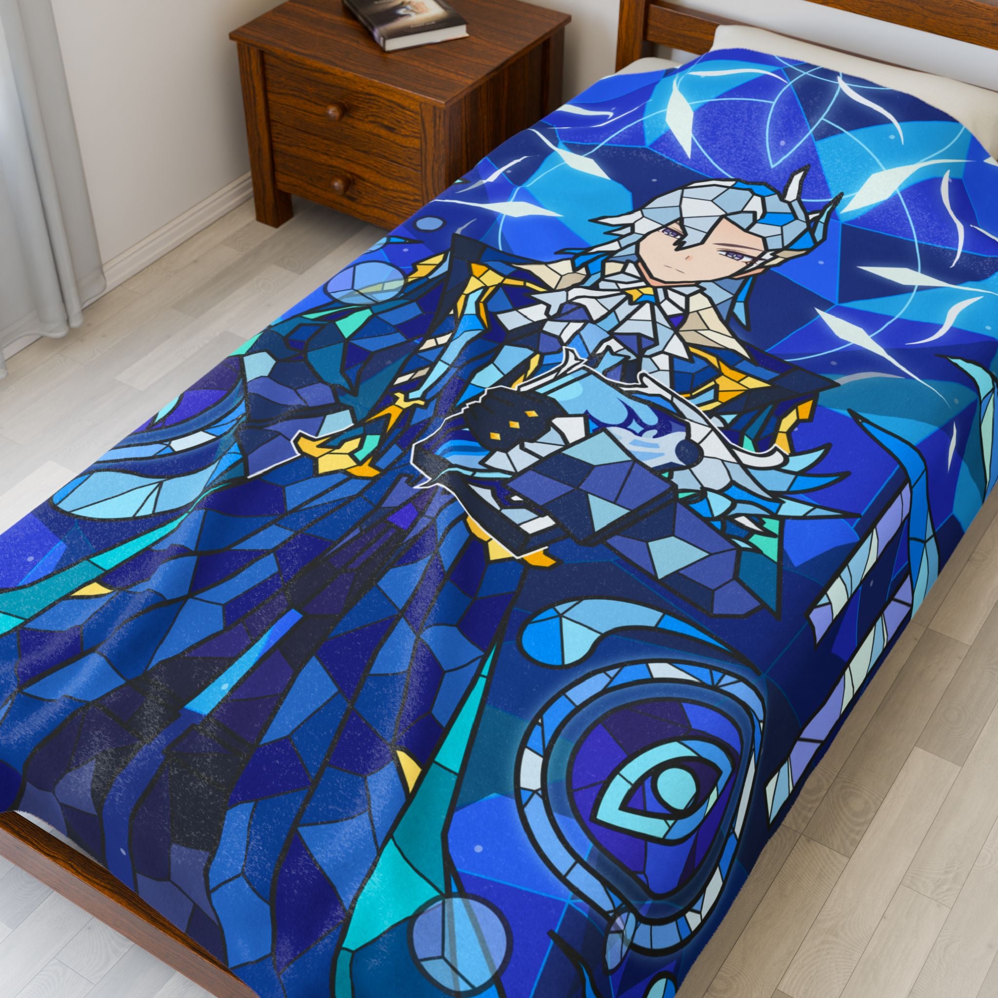 Neuvillette Plush Throw Blanket