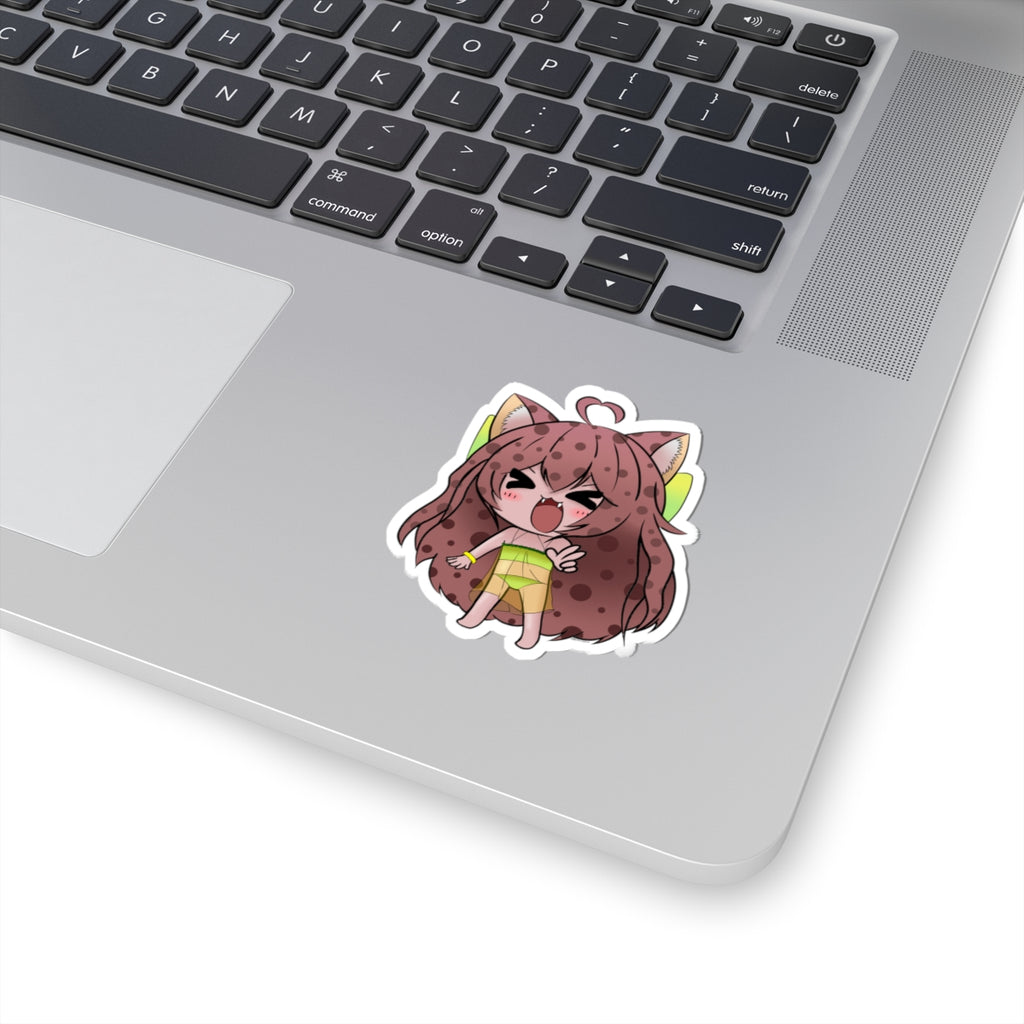 Stripy Luna "Peace Sign" Sticker