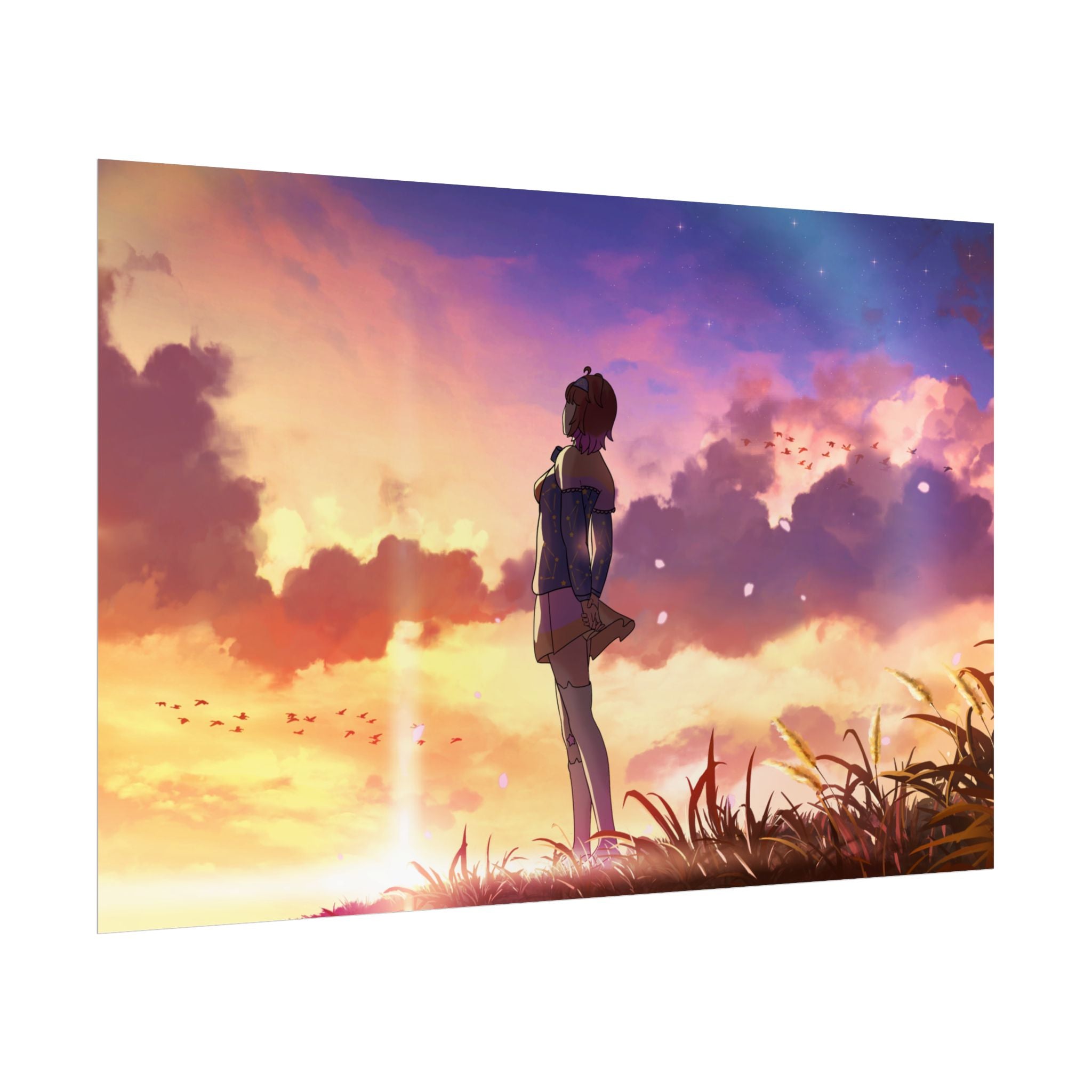 LunarNovaa "Petals at Dusk" Poster