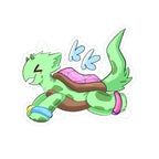 Bisc "Flying Mascot" Sticker