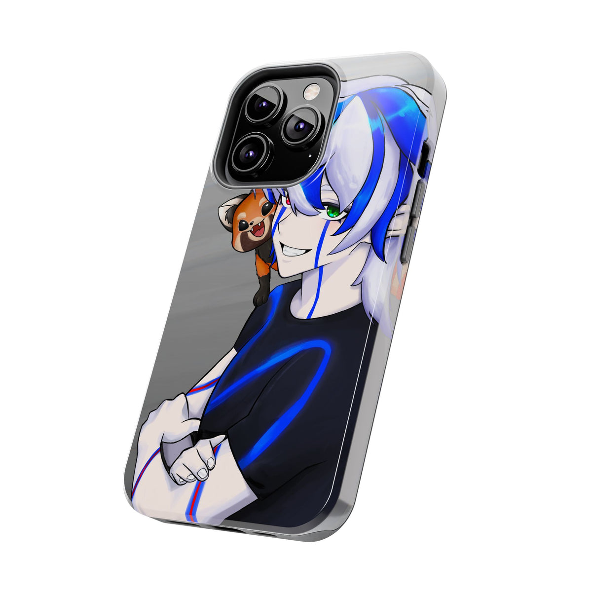 Ray Xash "Red Panda Companion" Phone Case