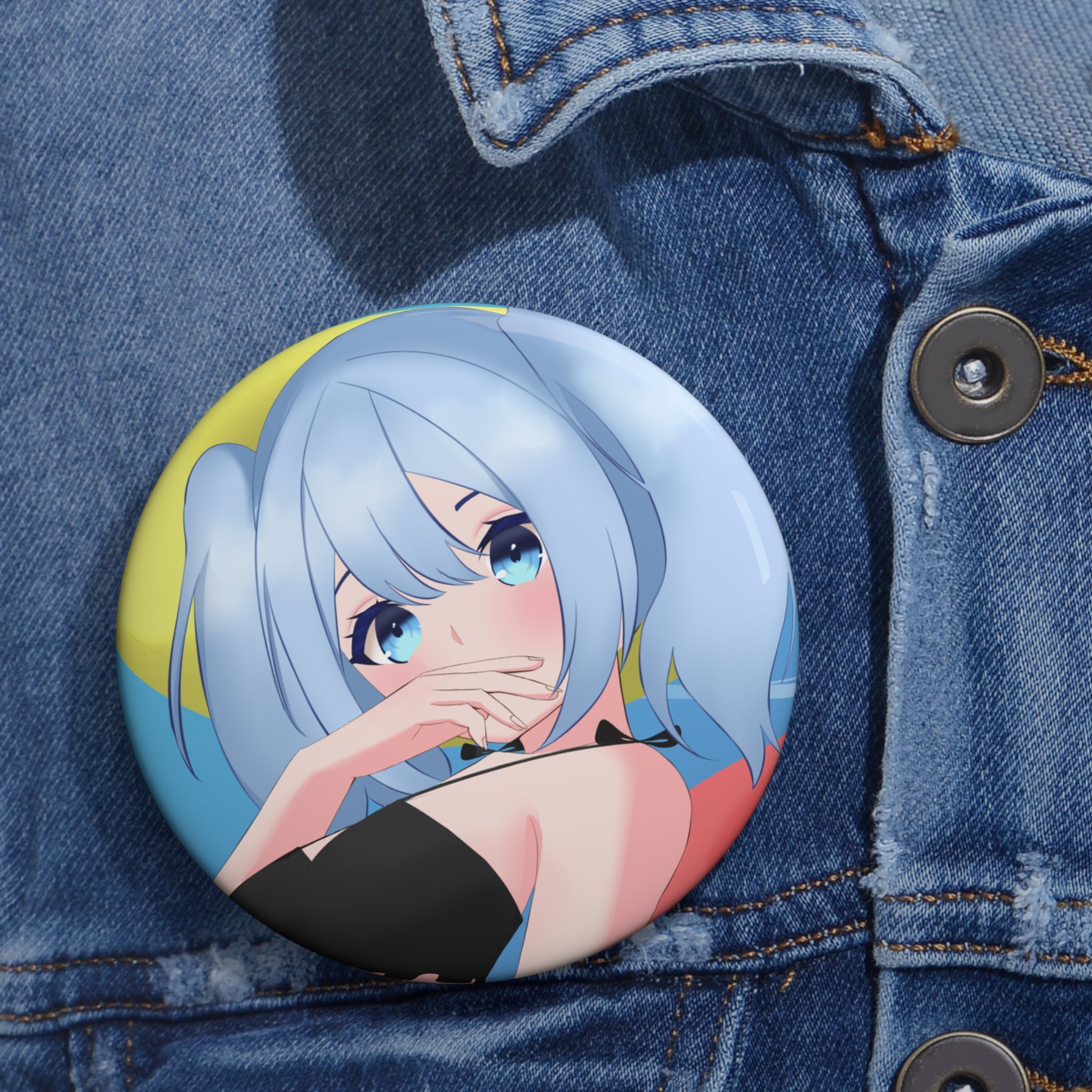 hi2chan Pin Button