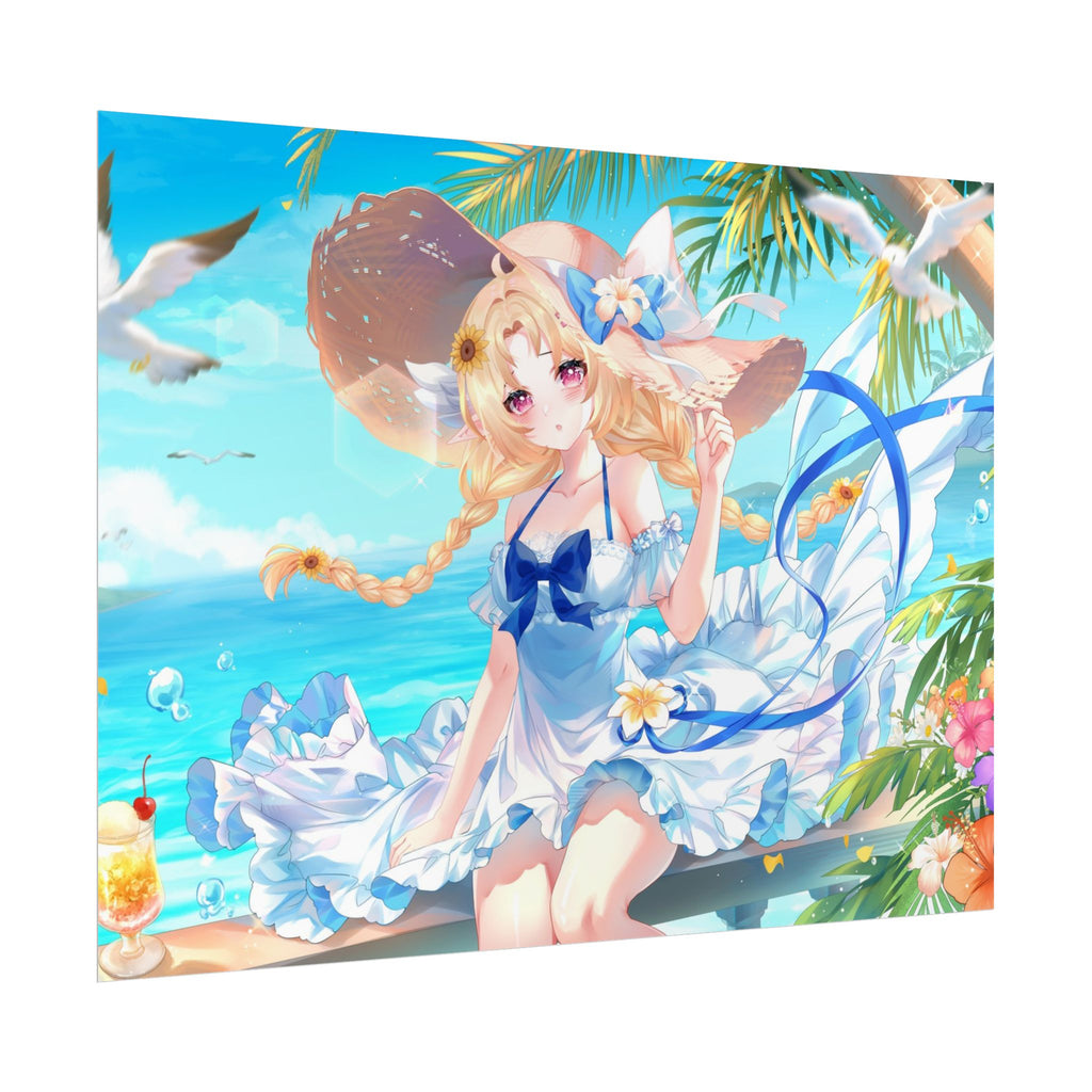 Momo Morning Beach Trip Poster