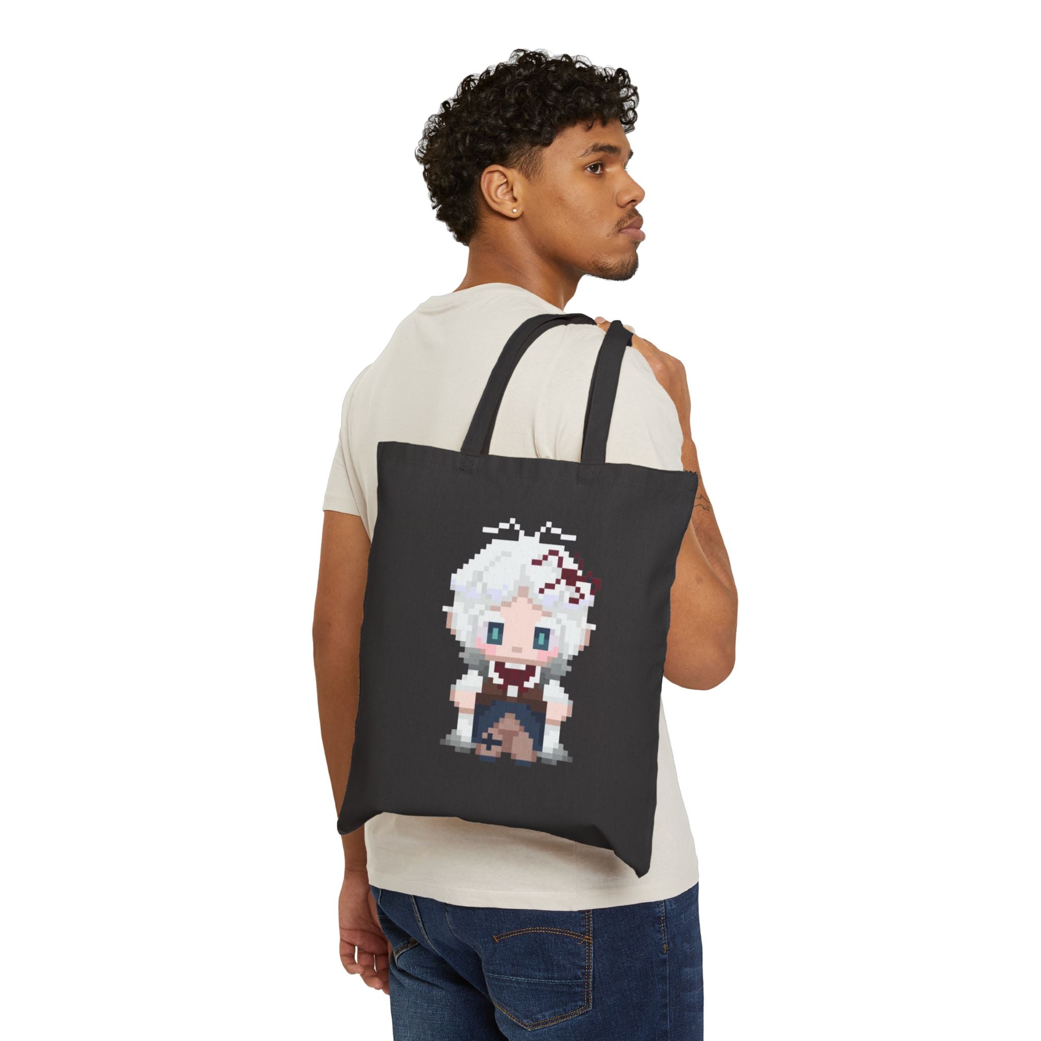 Joonie Mortem Pixel Tote Bag
