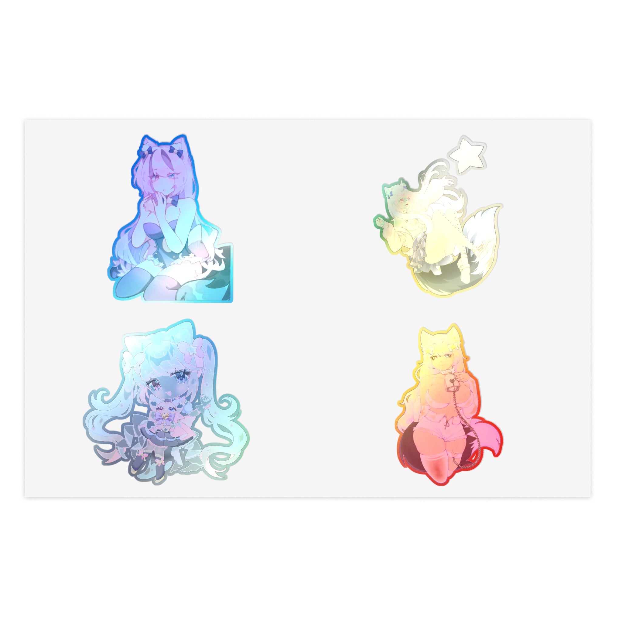 Nighty Neko Sticker Sheet