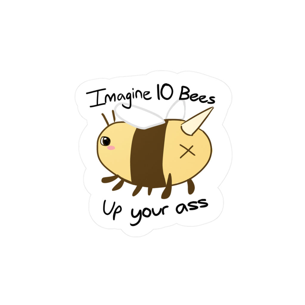Lychibe "Imagine 10 Bees..." Decal