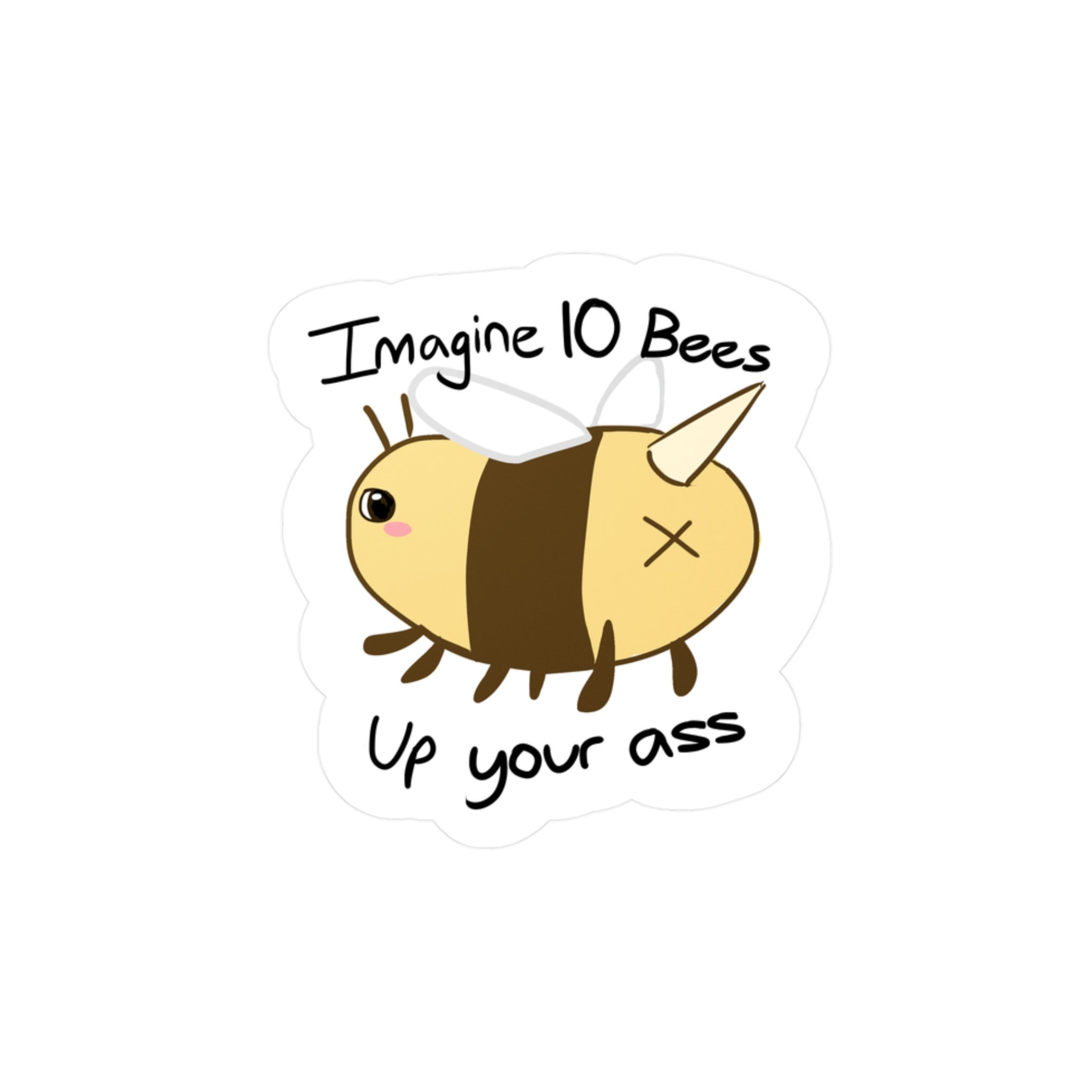 Lychibe "Imagine 10 Bees..." Decal
