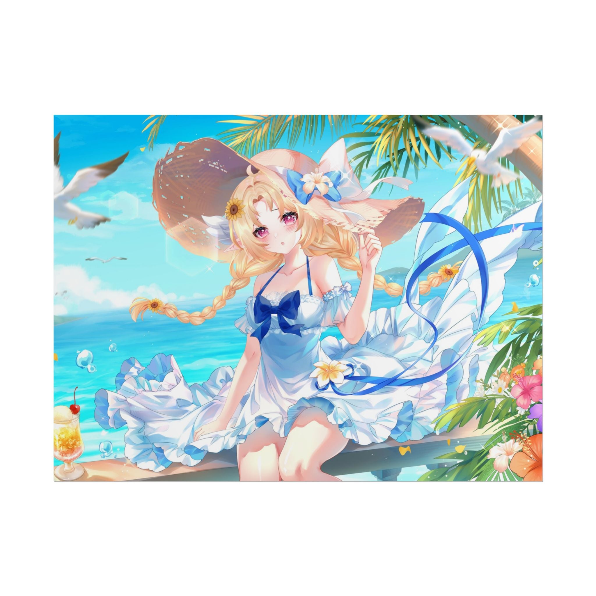 Momo Morning Beach Trip Poster