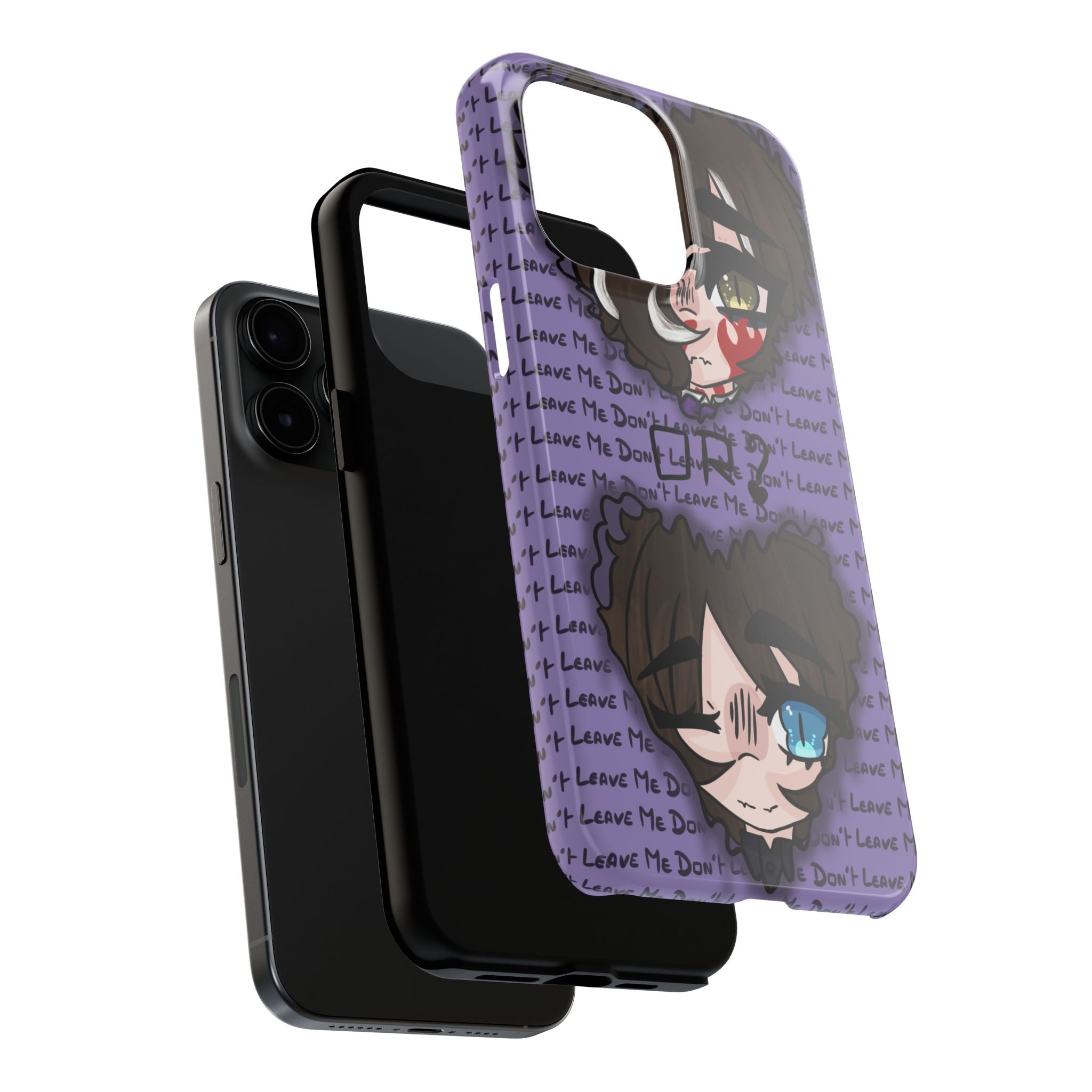 Renée Lysobore "Me or Them" Phone Case